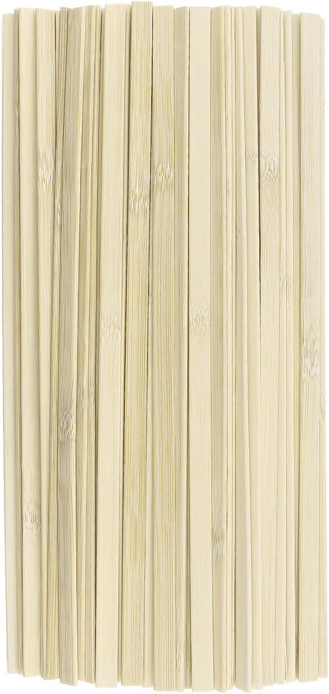 Pack Of 100 Extra Long Natural Bamboo Sticks For Crafts Length 2 X 7 X  300mm Width