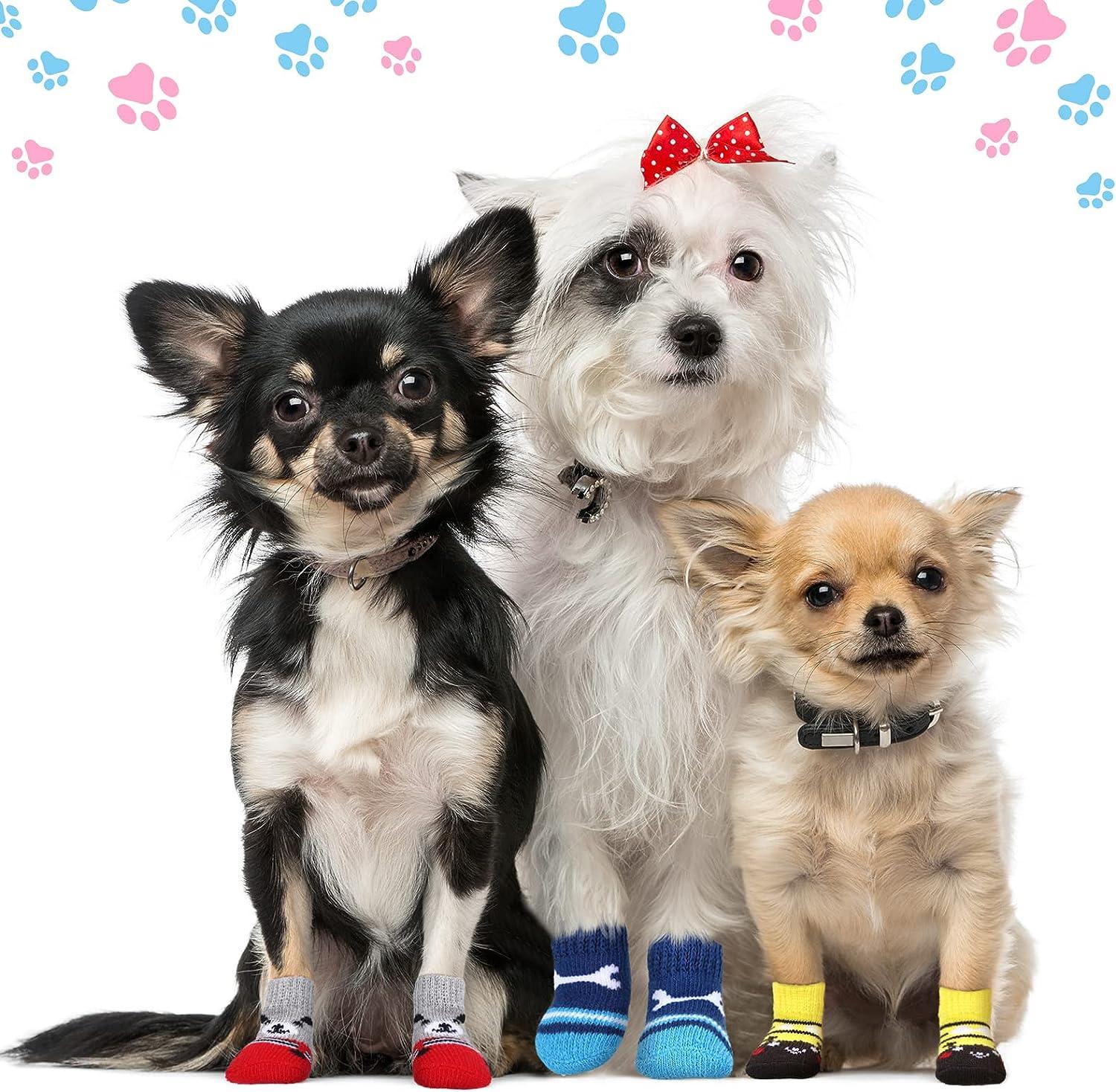 Dog Socks for Small Medium Dogs Non Slip Skid Pet Puppy Doggie