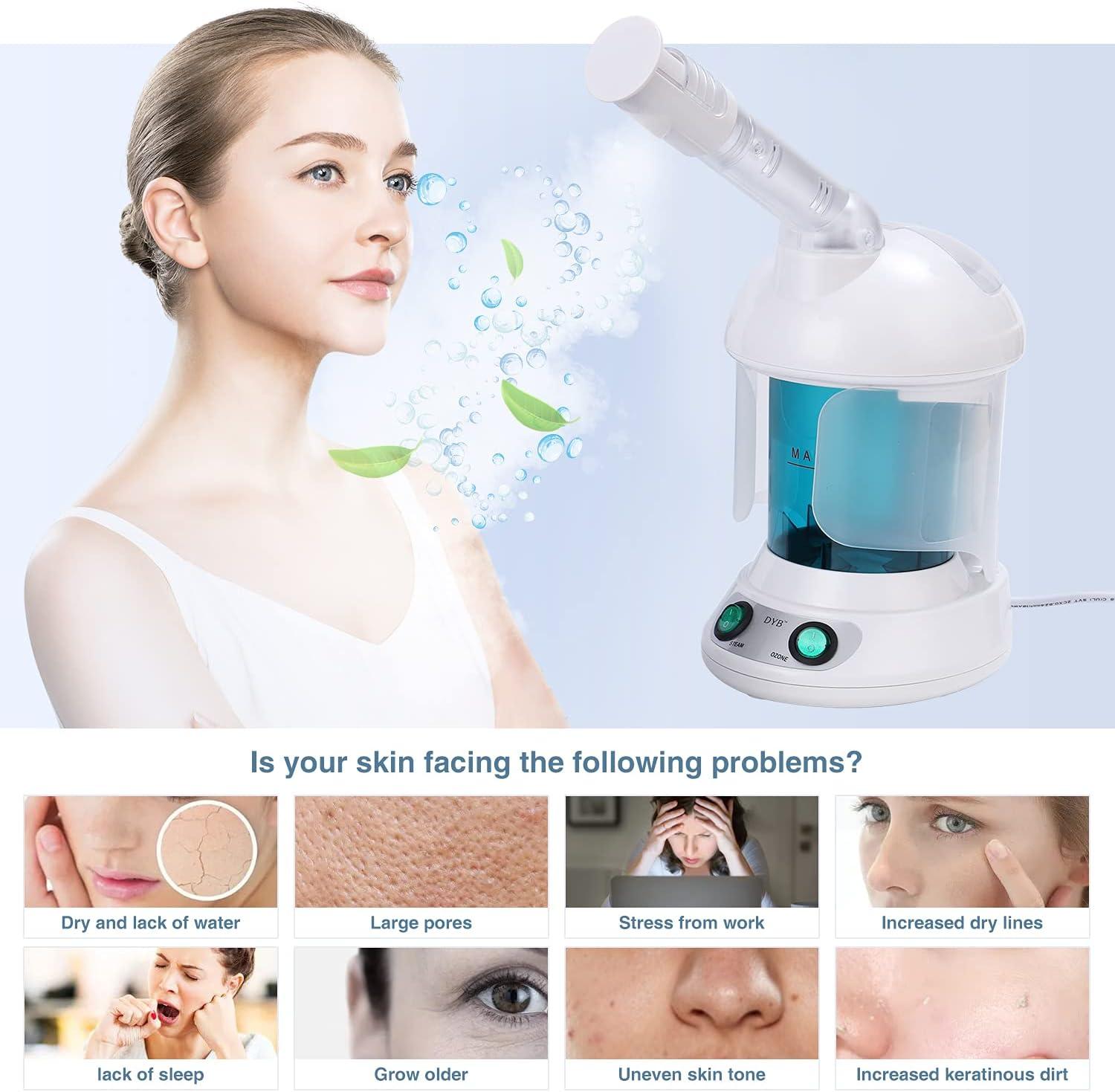 ボディ・フェイスケア Beauty Steamer NANO DMB-745-WHPK Amazon.com: Easy to Clean Facial Steamer, Portable Nano