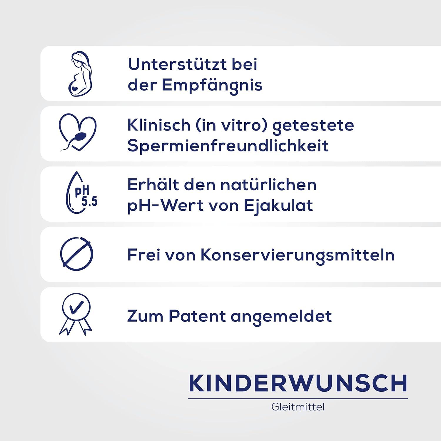 ritex gleitgel kinderwunsch Ritex Kinderwunsch Gleitmittel – 8 x 4 ml Spermienfreundliches Gel main image 1