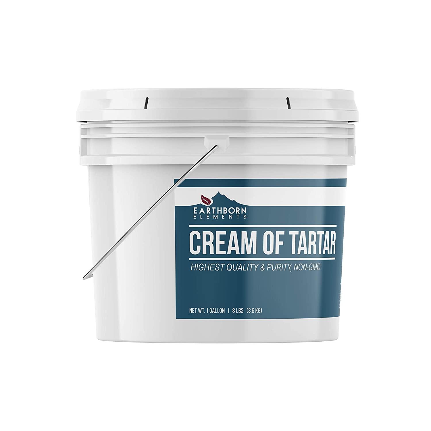 Earthborn Elements Cream of Tartar (1 Gallon), Baking Ingredient, Non GMO