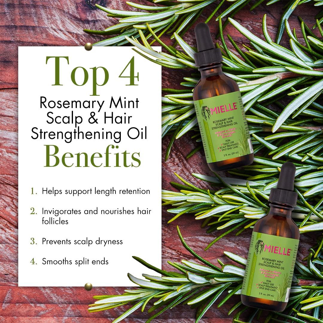  Mielle Scalp & Hair Strengthening Oil Rosemary Mint 2 fl oz  (59 ml)