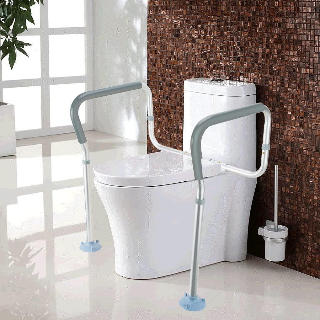 OasisSpace Toilet Rail Medical Bathroom Safety Frame for Elderly