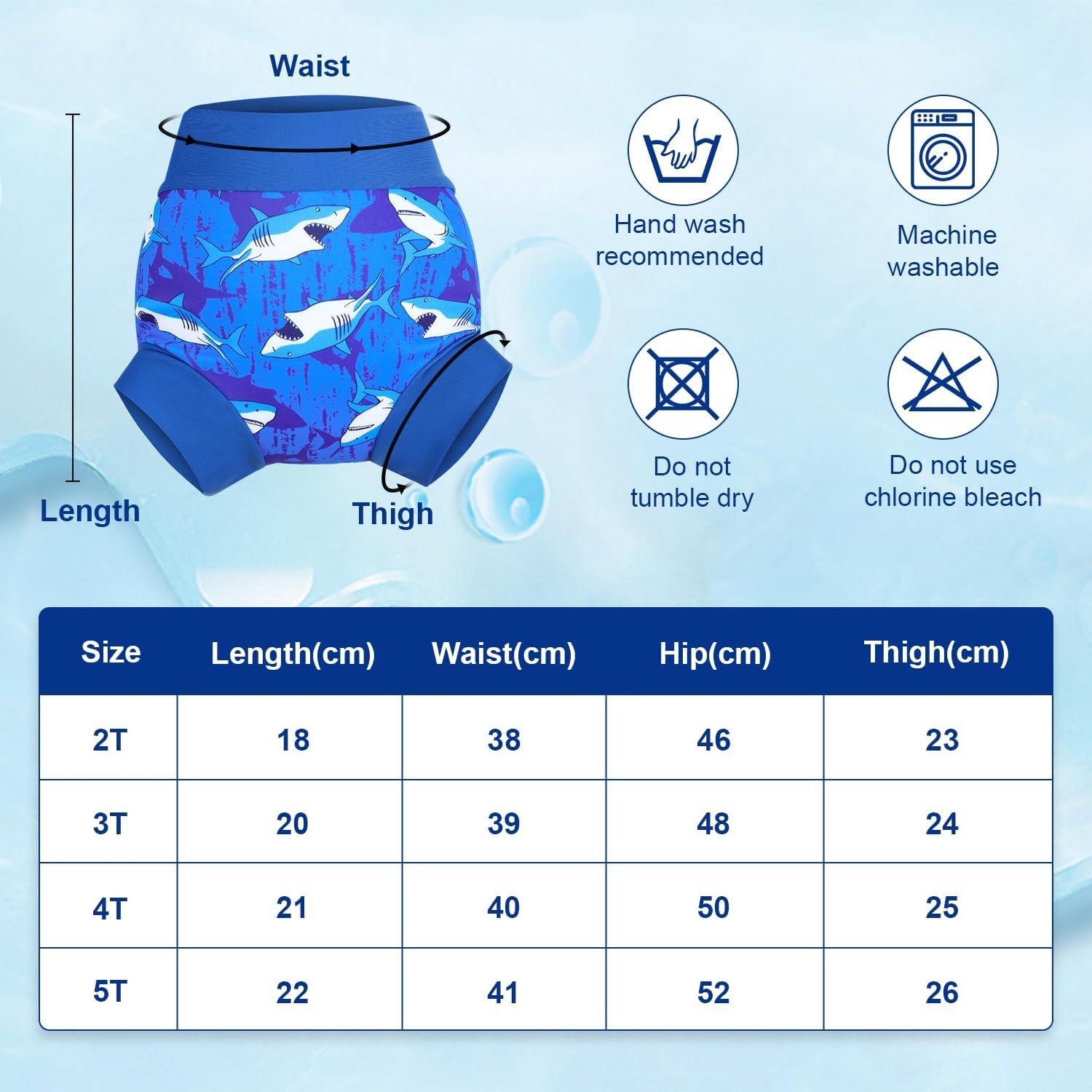 FLYISH DIRECT Schone trainingsbroek, 2 paar absorberende luiers