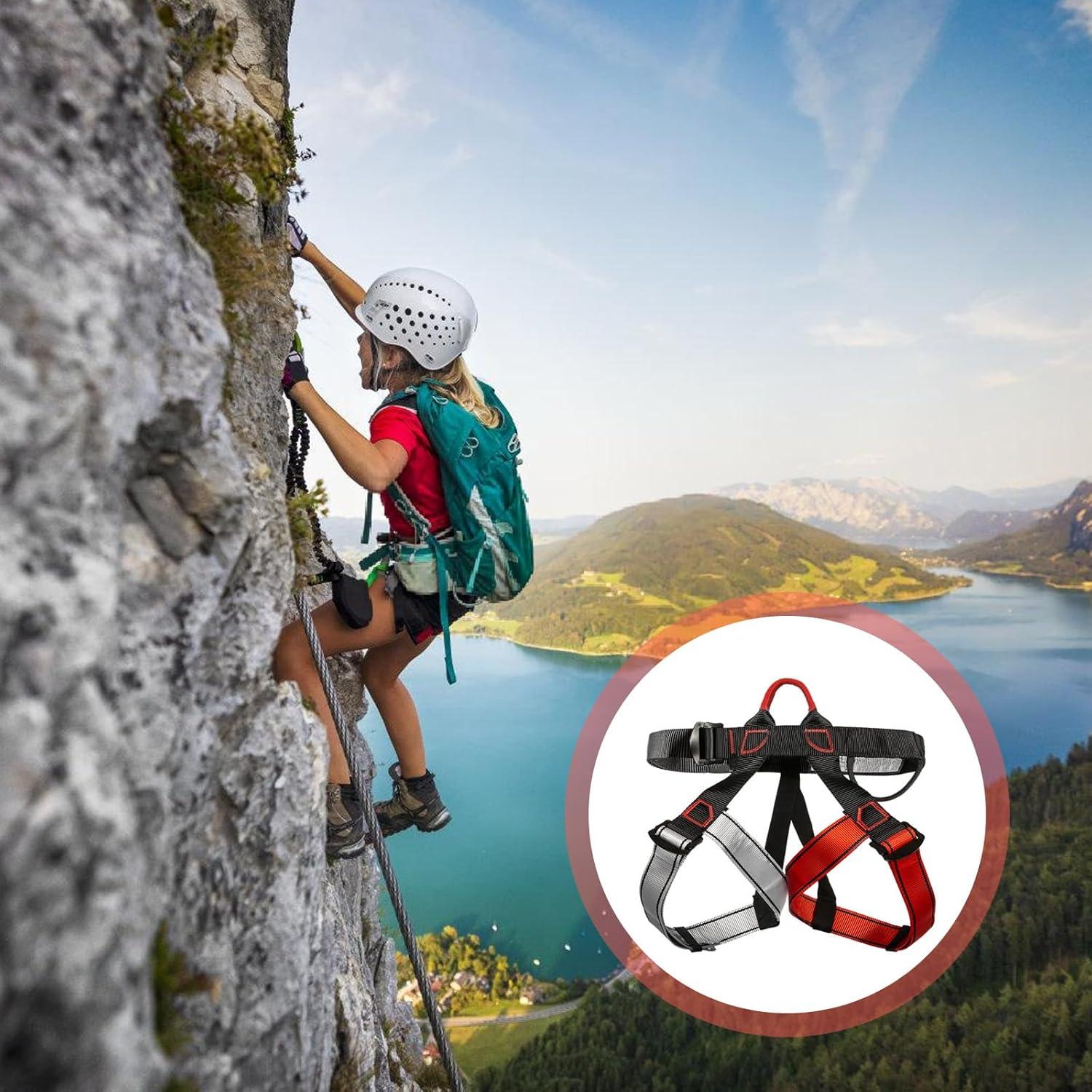 Adjustable Climbing Belt Safety Waist Strap for Mountaineering