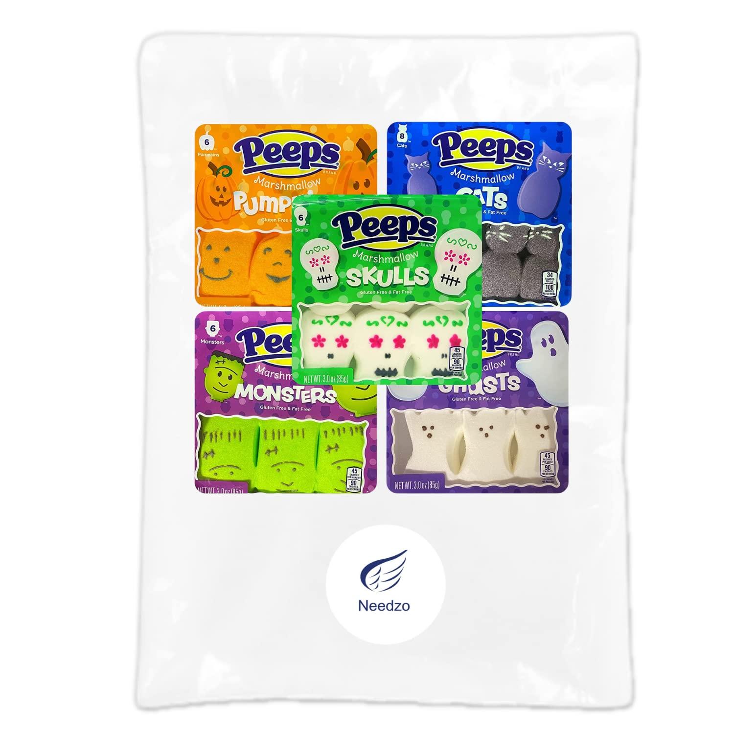 Peeps Marshmallows Candy Halloween Spooky Shaped, Sugar Coated Candy