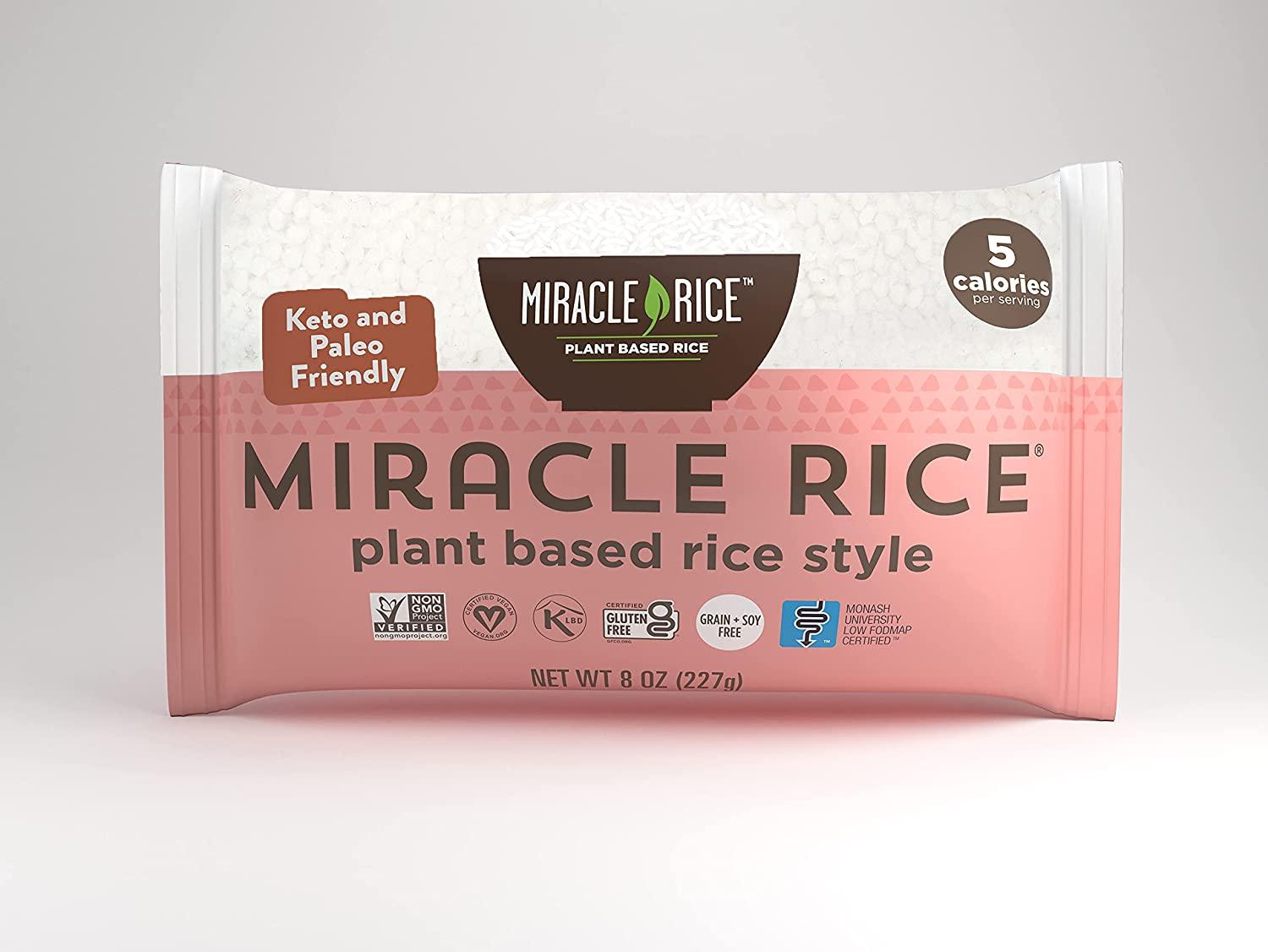 Miracle Noodle Miracle Rice Plant Based Shirataki Rice, Keto, Vegan