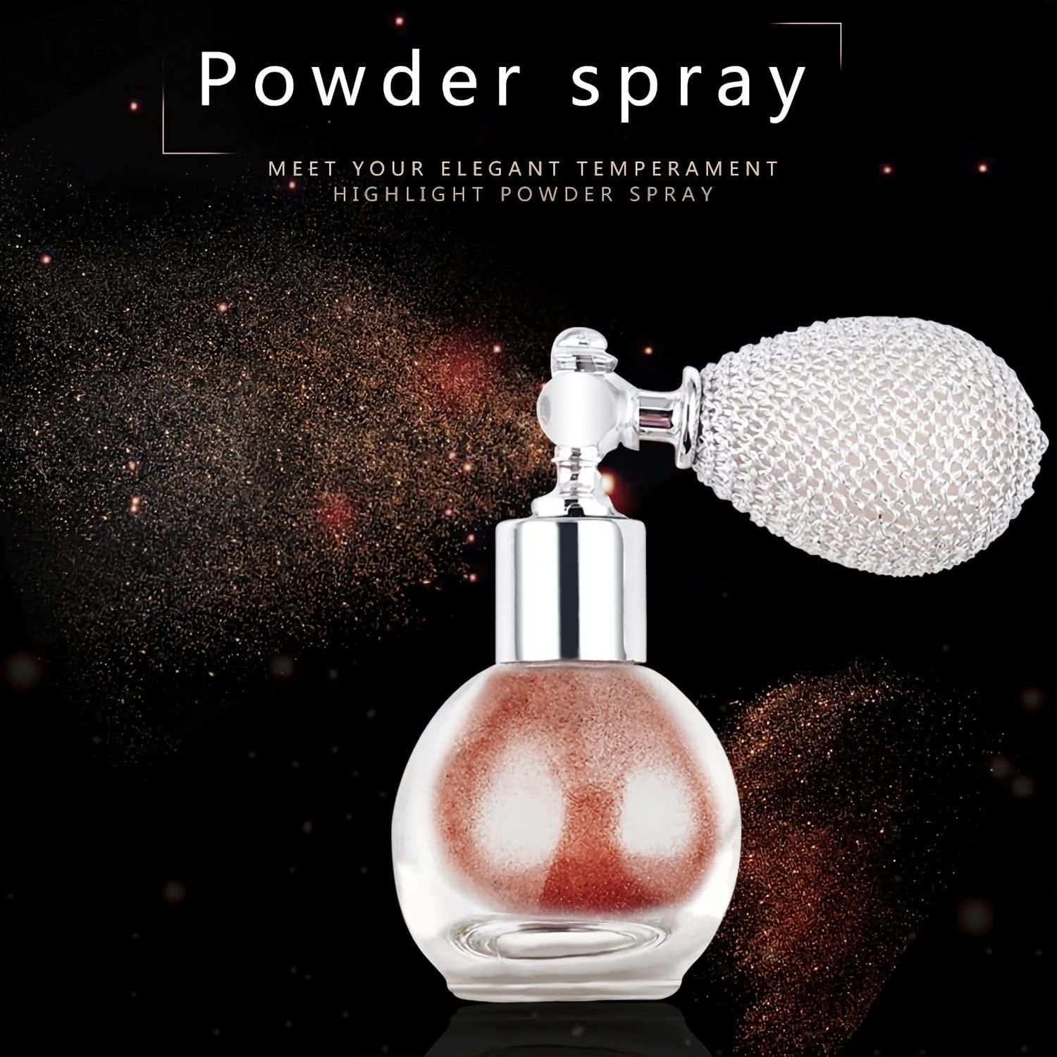 Glitter Spray Body Hair Highlighter Powder in 2# Nude Pink