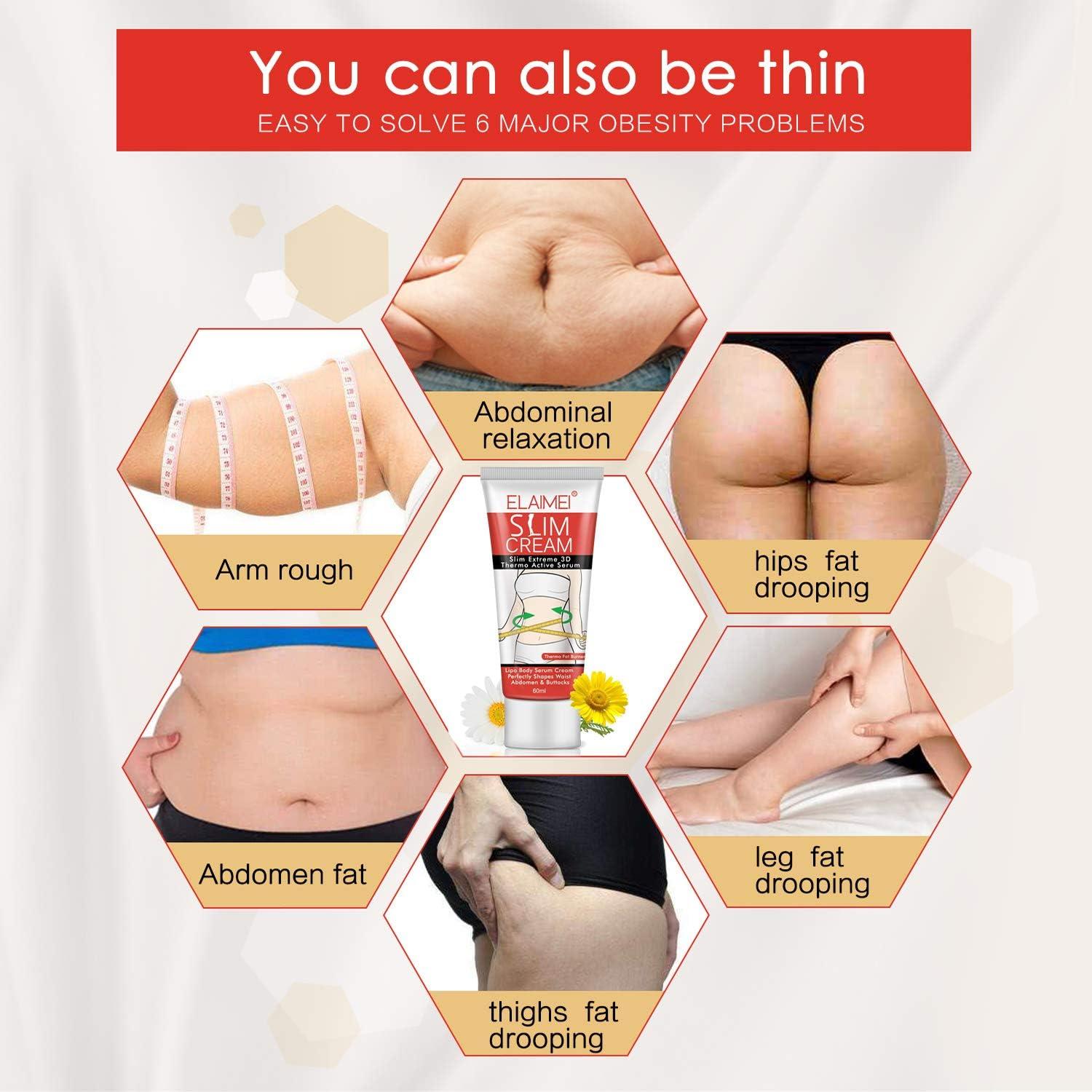 Hot Cream Fat Burning Belly Slimming Massage Cream for Women
