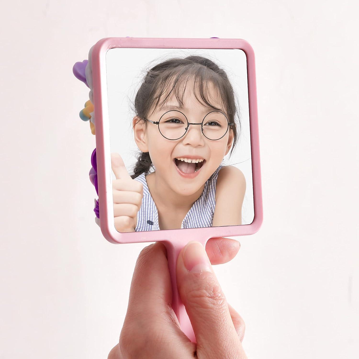 Aejvw Small Handheld Mirror Set Travel Makeup Compact Mirrors for