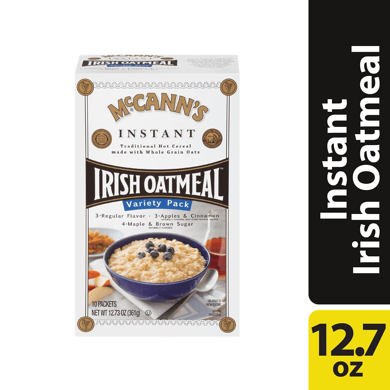 McCann's Instant Oatmeal, Three Flavor Variety Pack, 10 Count