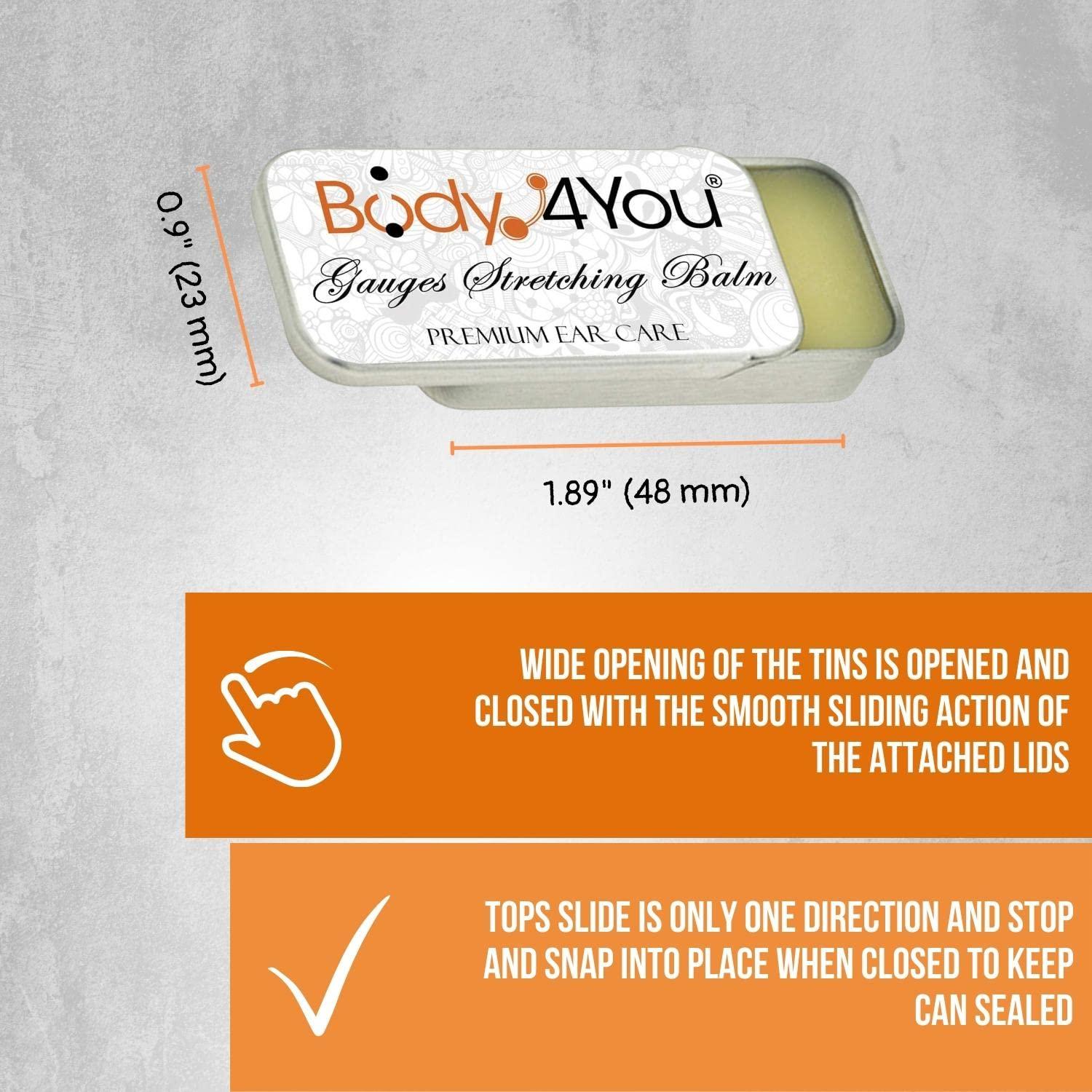 Gauge ear discount stretching balm