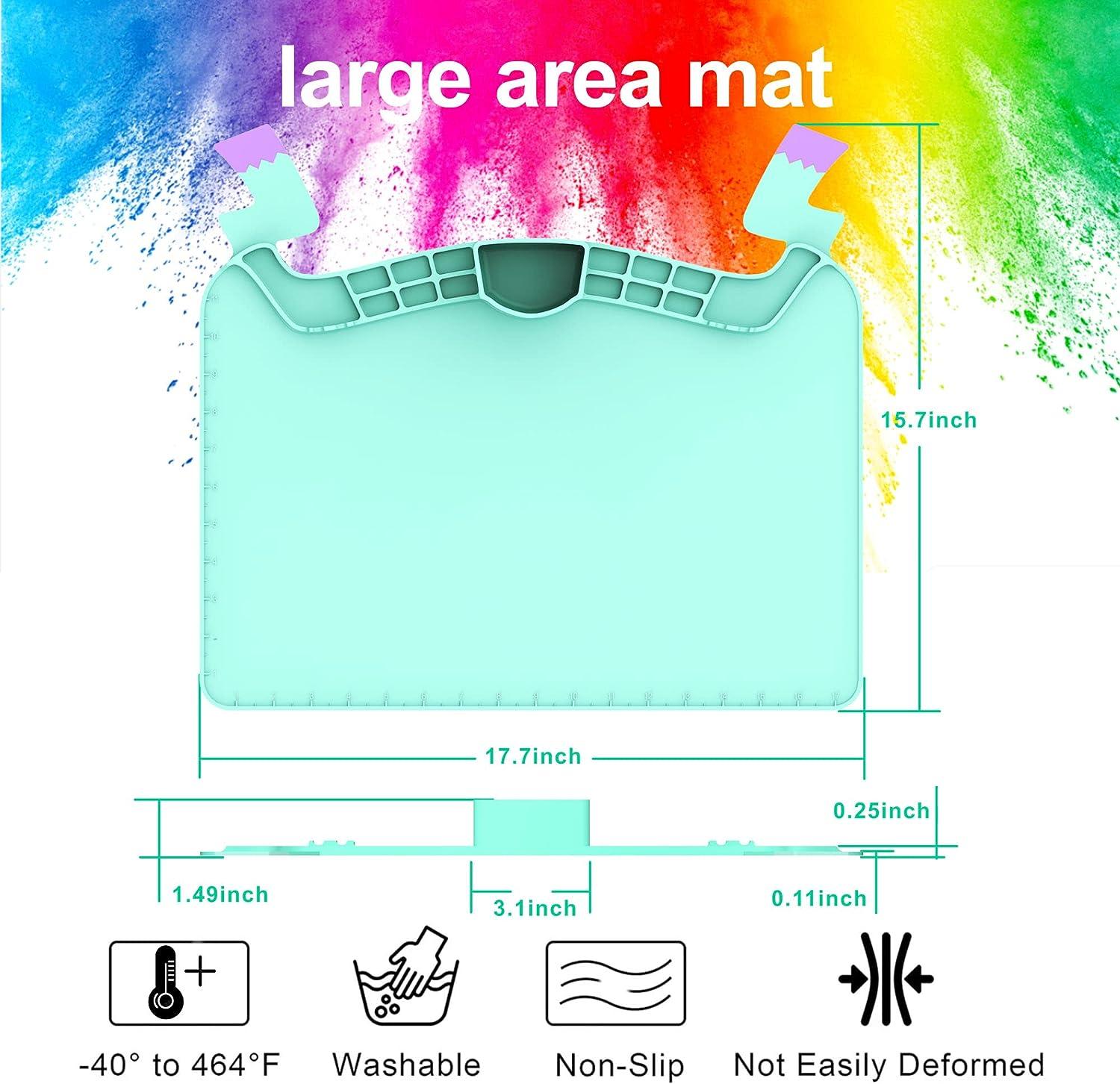 Silicone Painting Mat Silicone Art Mat with 1 Water Cup for Kids and Color  Dividers - China Silicone Painting Mat, Silicone Art Mat