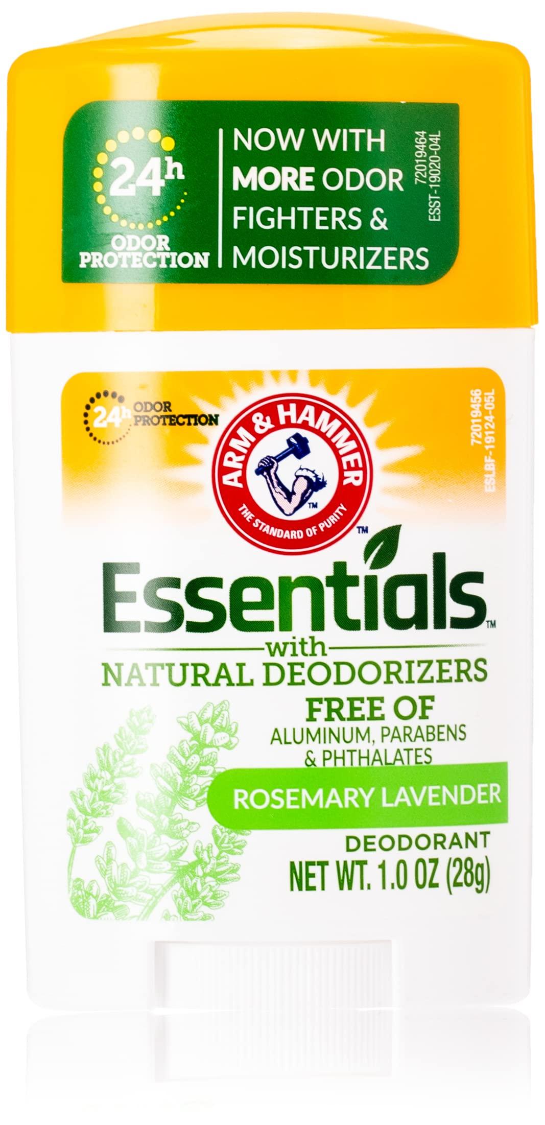 Arm & Hammer Essentials Deodorant Fresh Rosemary Lavender 1.0 oz Natural Deodorizers