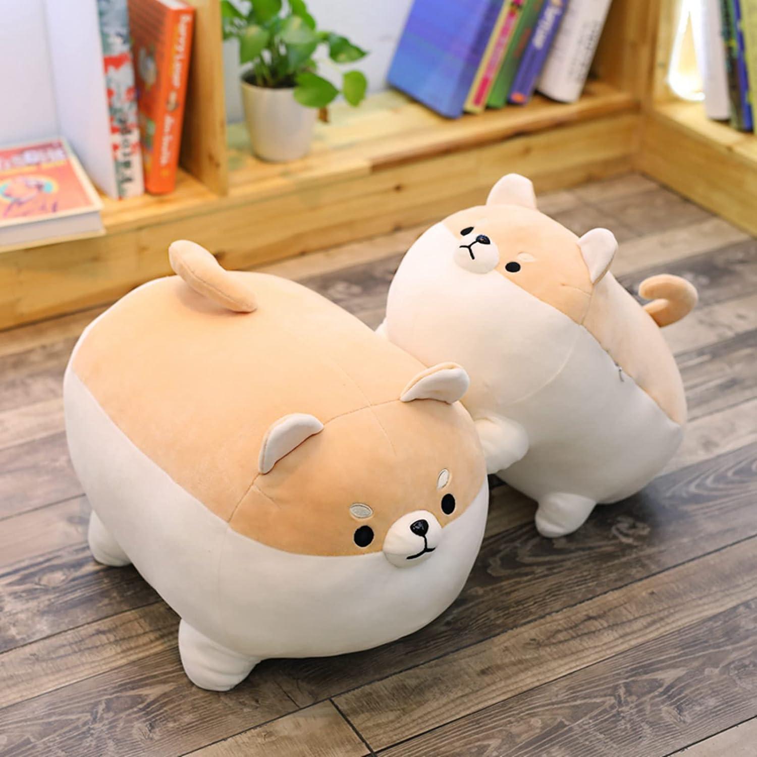 Aliangting 40cm Stuffed Animal Shiba Inu Plush Pillow Cute Soft