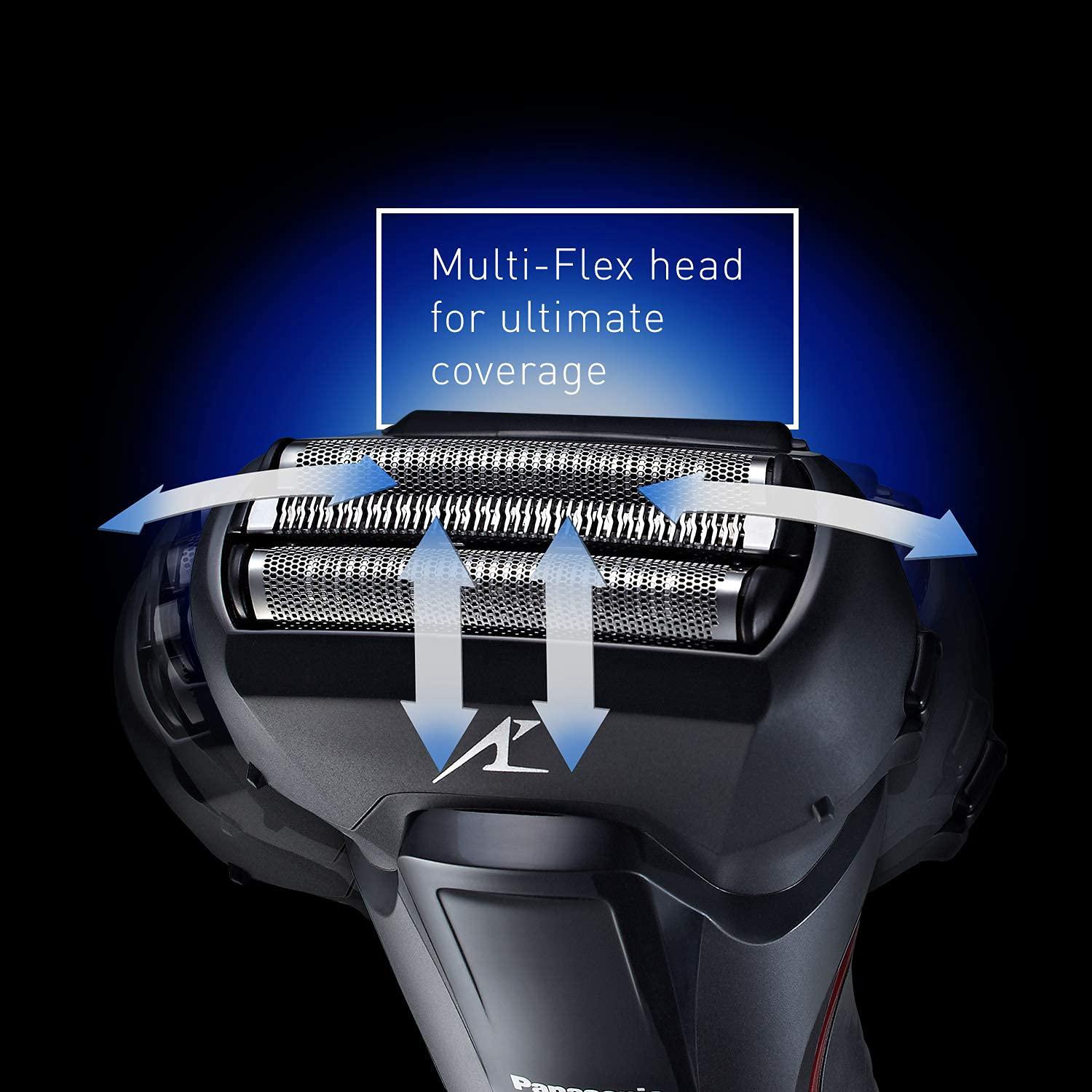 Panasonic Hybrid Wet Dry Shaver, Trimmer & Detailer with Two Adjustable
