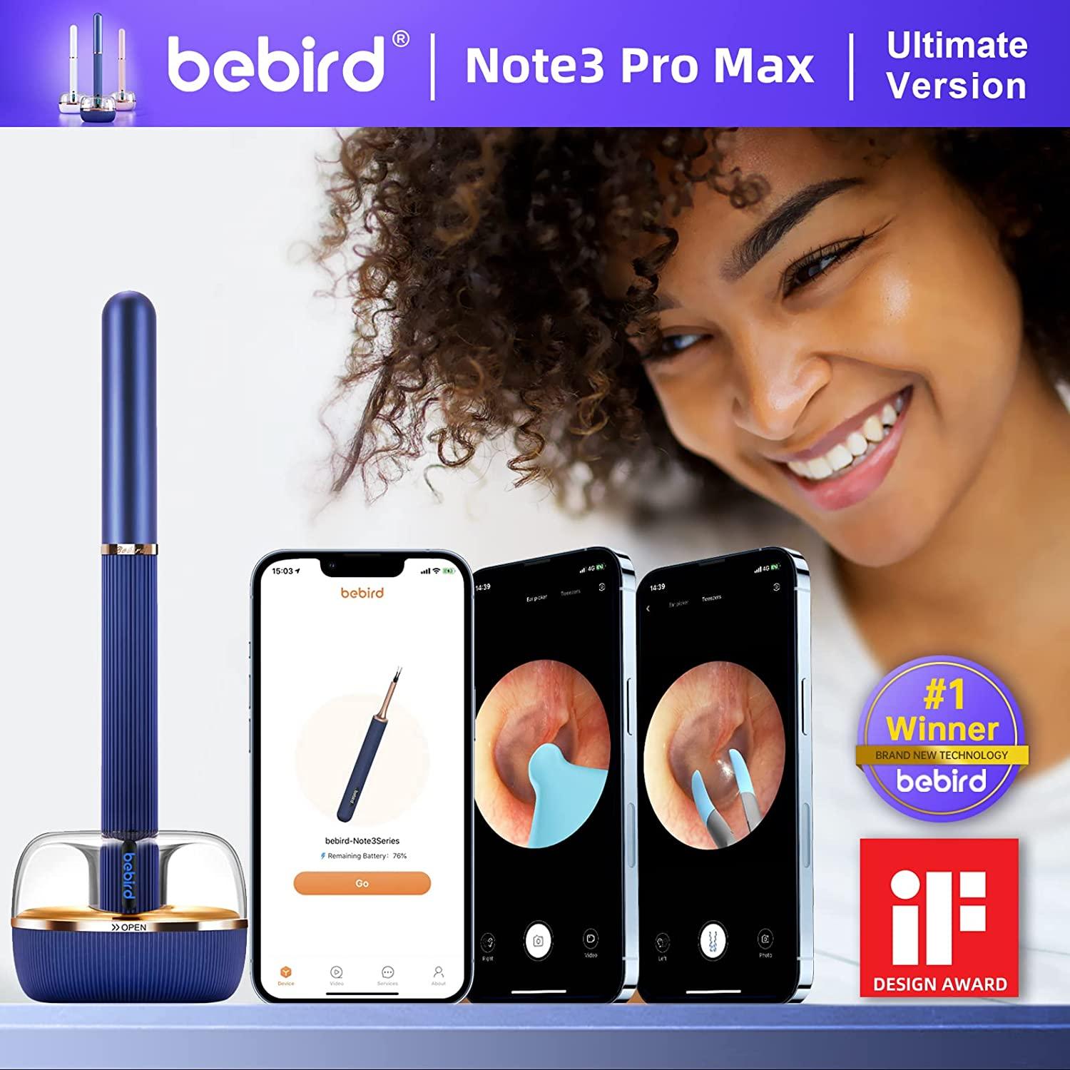 BEBIRD® Note3 Pro Max,Ultimate Version,10 Megapixel HD Ear Wax Removal