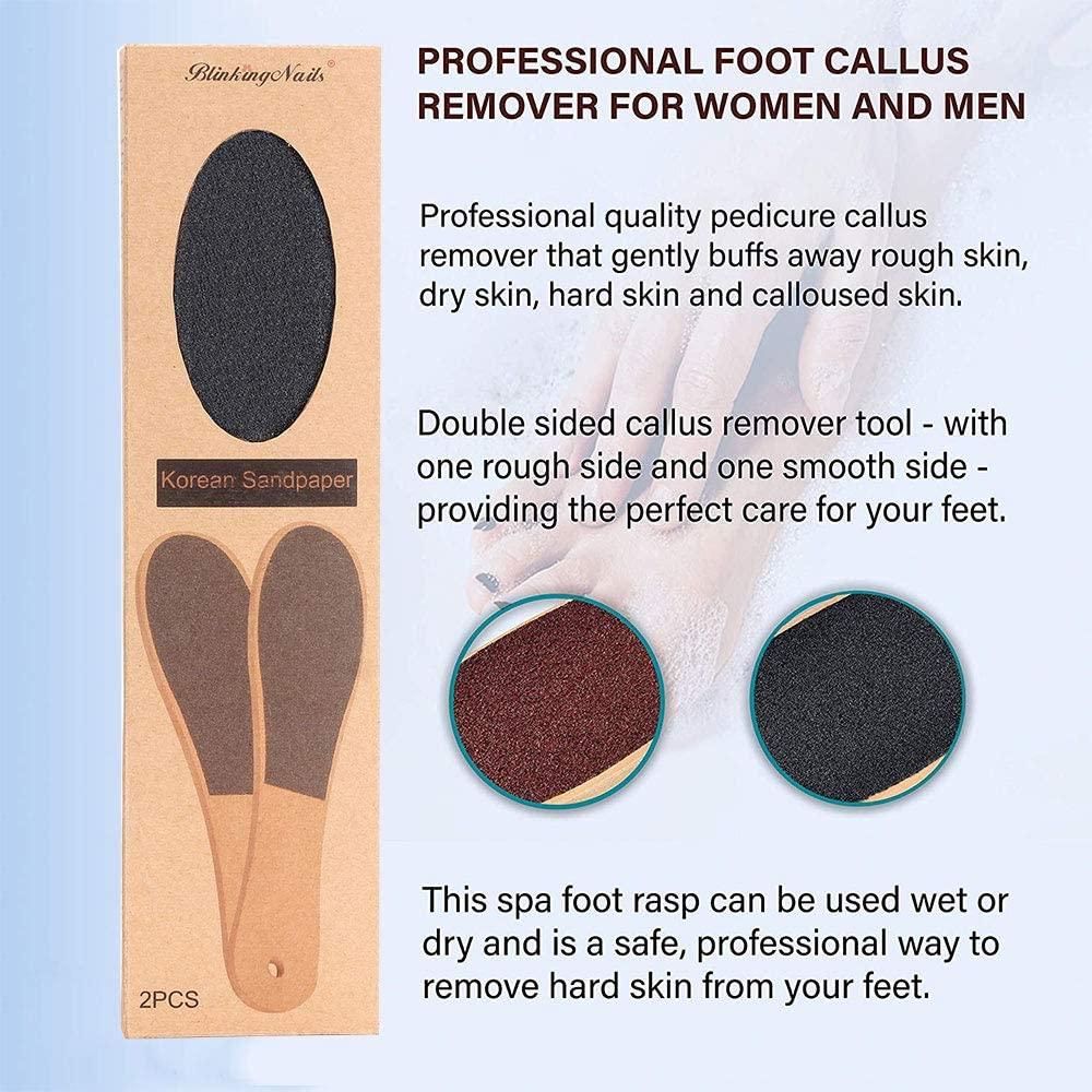 Foot Files Callus Remover 2 Pieces, Foot Files for Dead Skin Pedicure