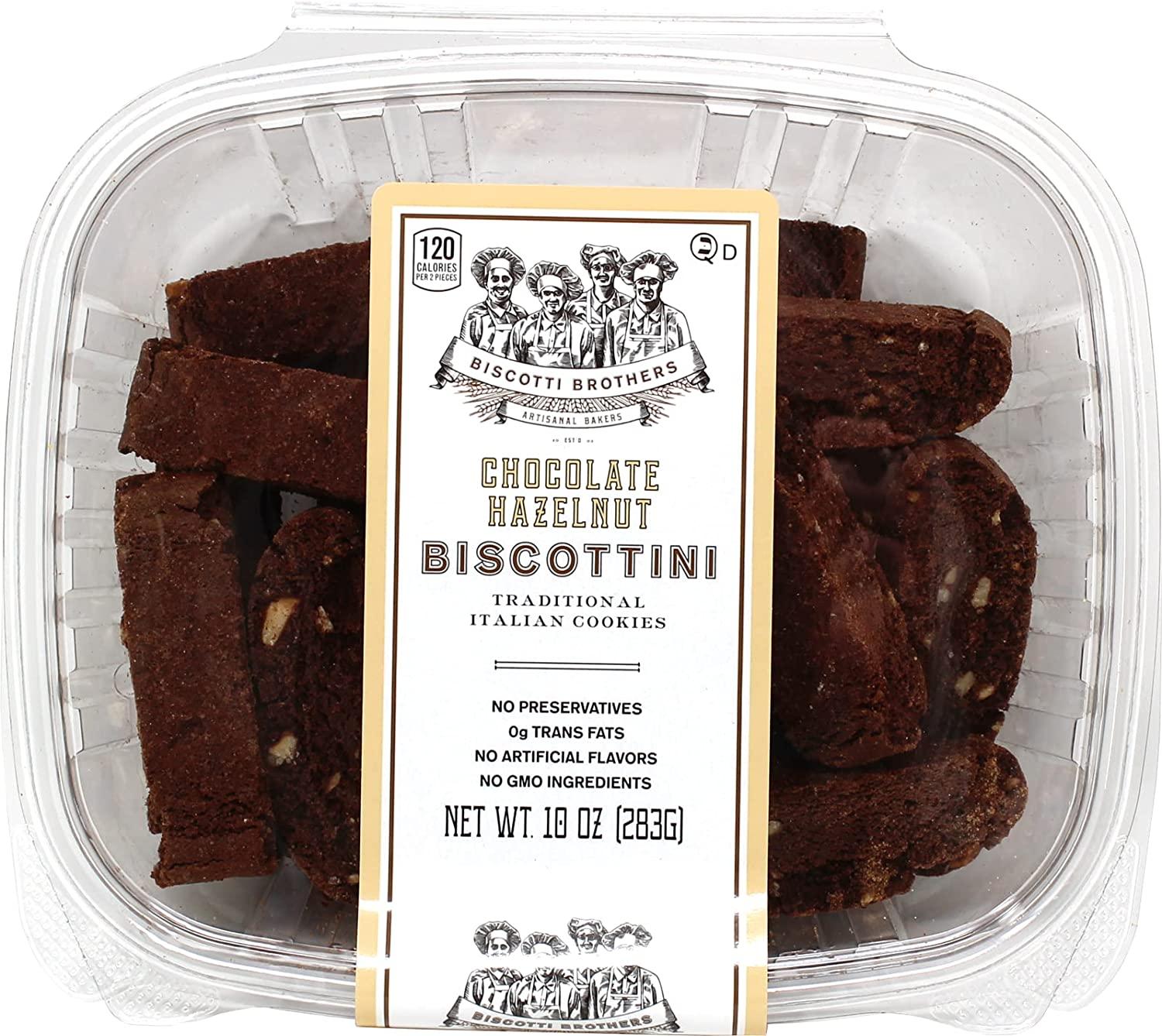 Biscotti Brothers Bakery Chocolate Hazelnut Biscottini, 10 Ounce
