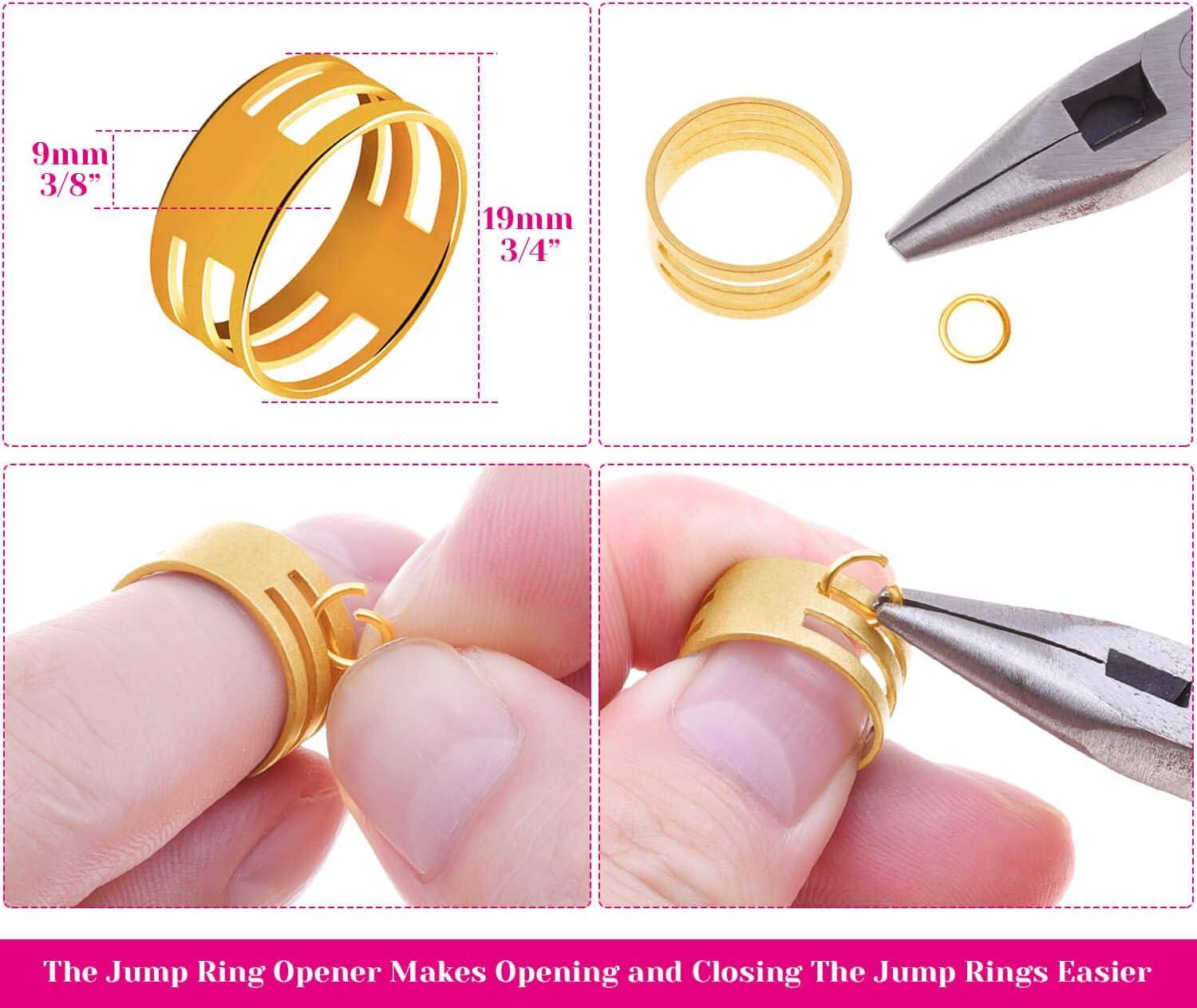 Jump Rings for Jewelry Making Supplies and Necklace Repair with