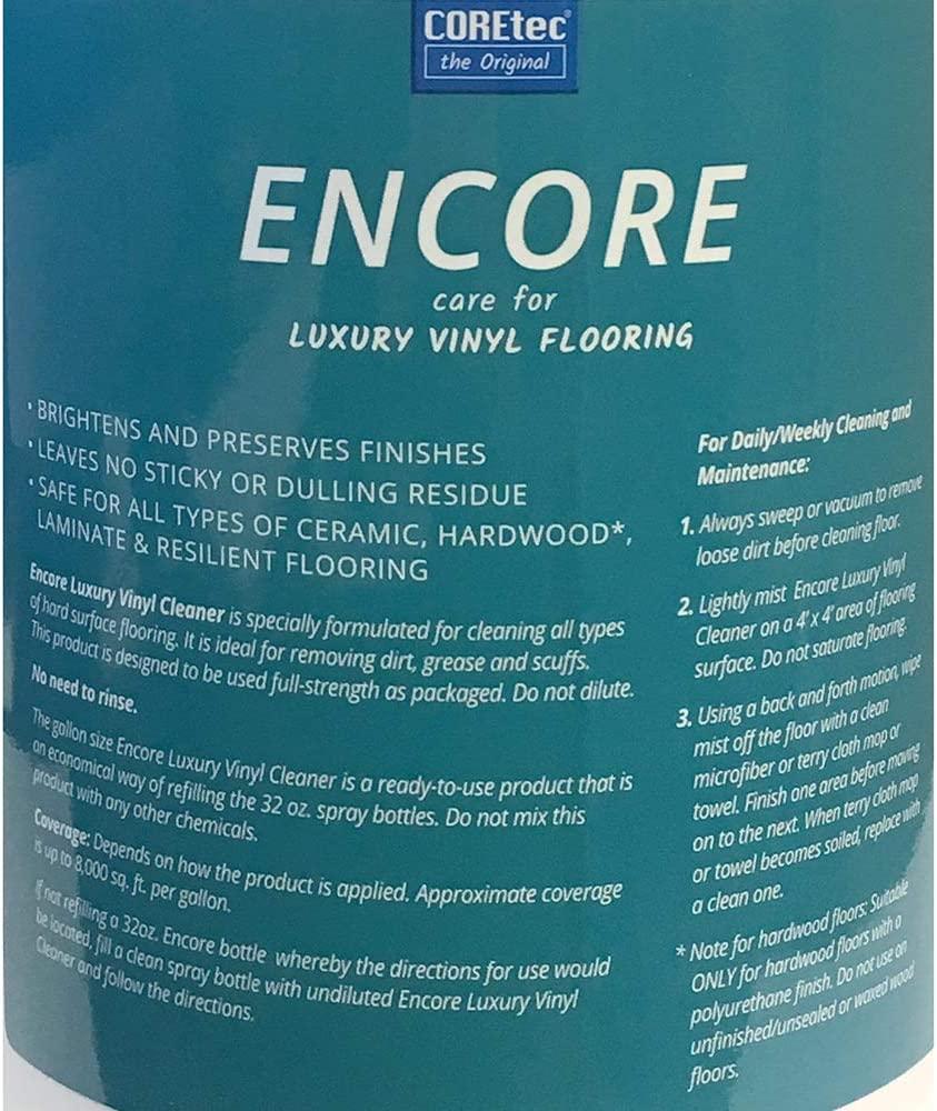 COREtec ENCORE 03Z77 Floor Cleaner Care for Luxury Vinyl Flooring Ready