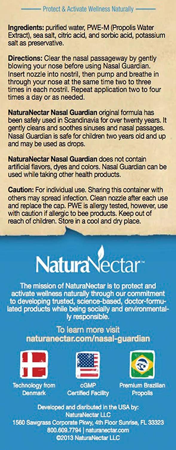NaturaNectar Nasal Guardian Spray 1.0 fl oz (30 ml)