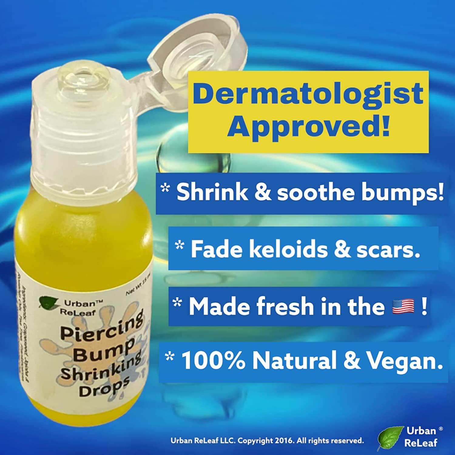 Urban ReLeaf Piercing Bump Shrinking Drops 100 Natural Aftercare