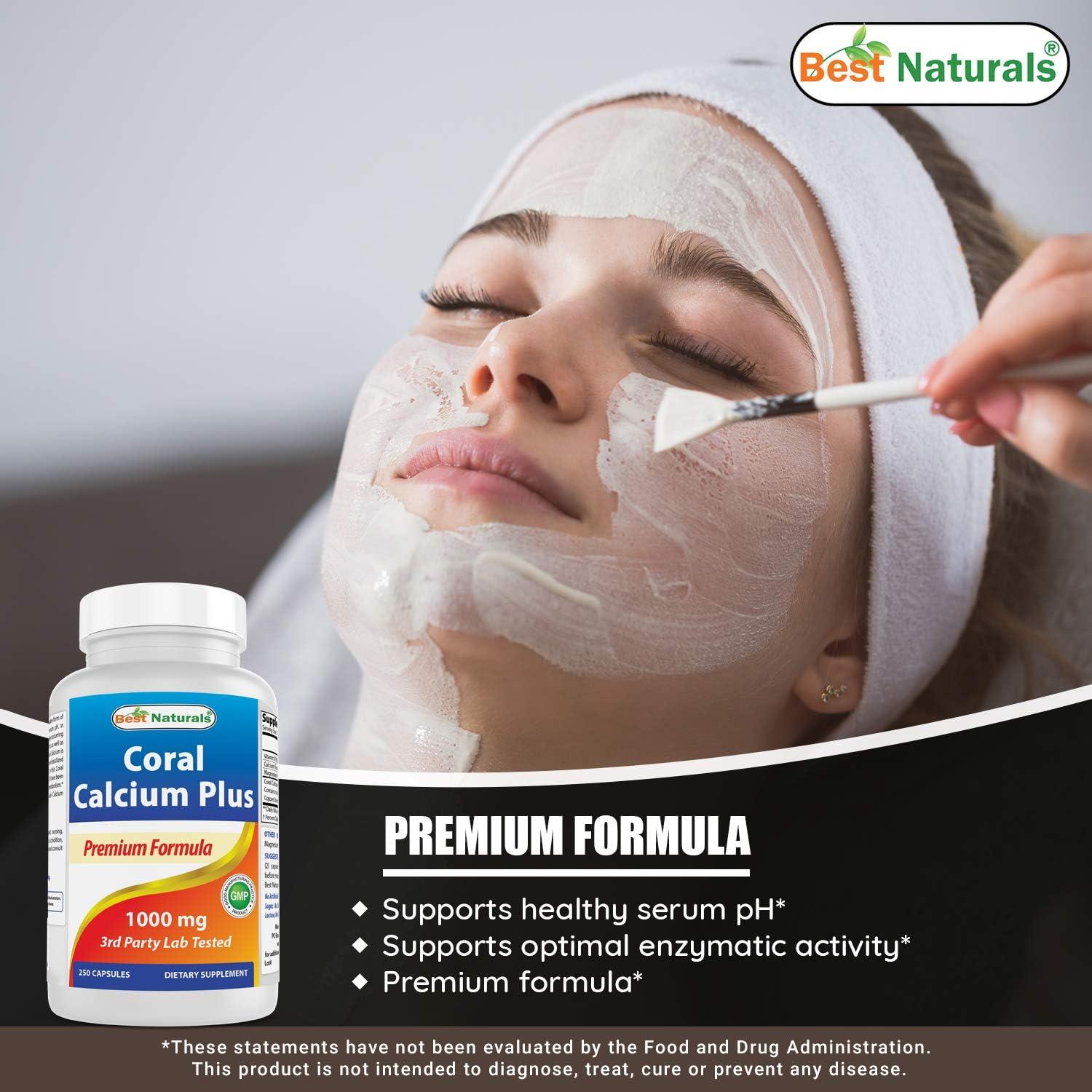 Best Naturals Coral Calcium Plus 1000mg 250 Capsules