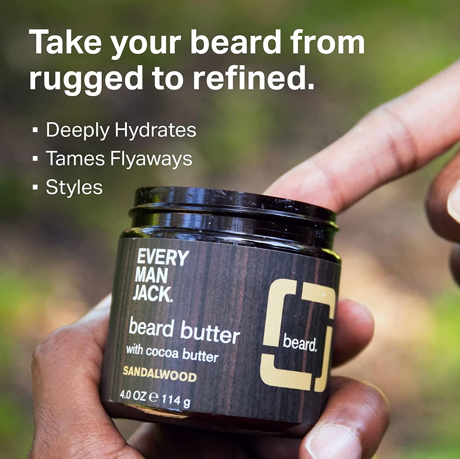 Every Man Jack Beard Butter Subtle Sea Salt Fragrance Rejuvenates