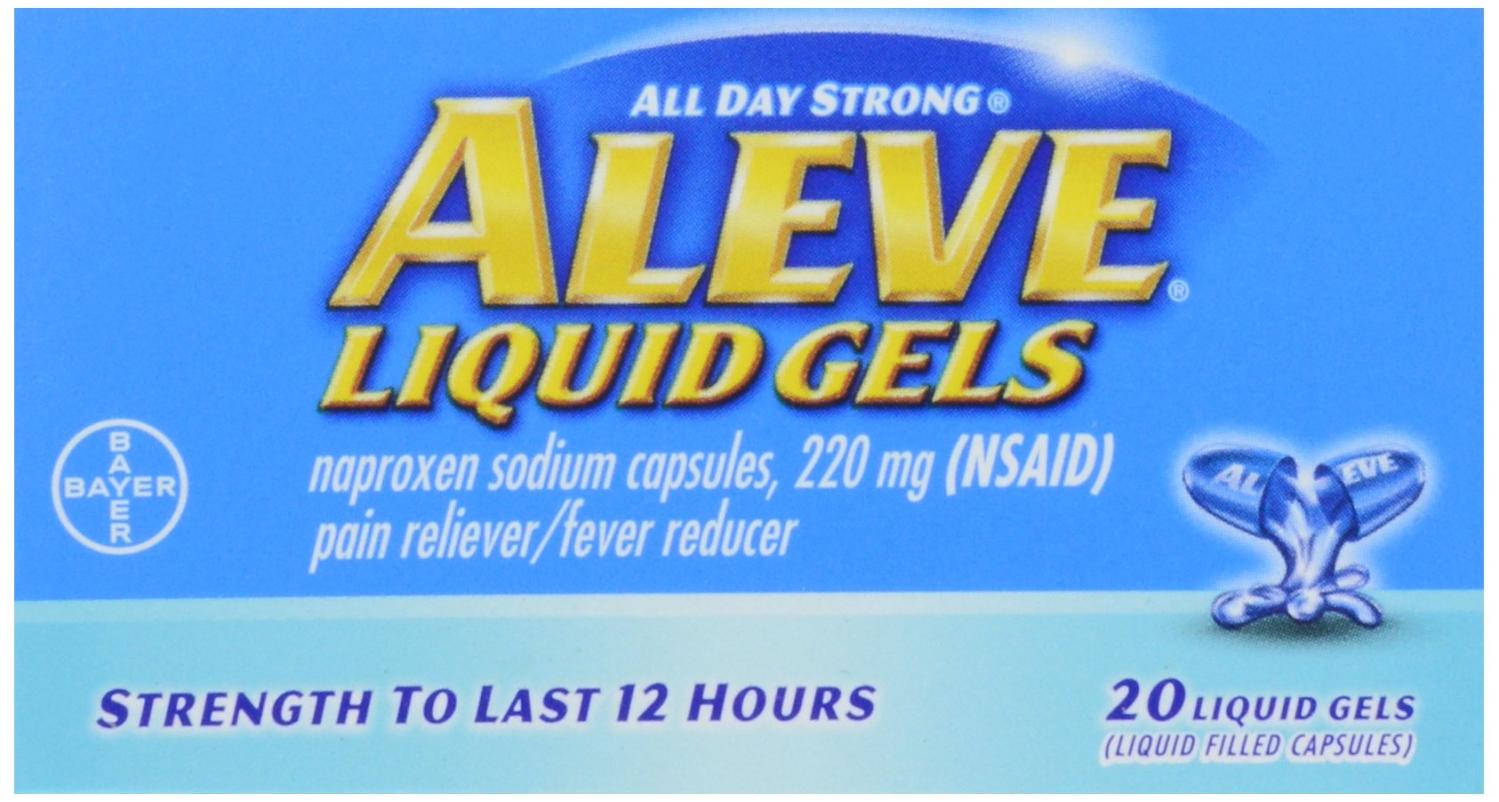 Aleve Liquid Gels, 20 ct