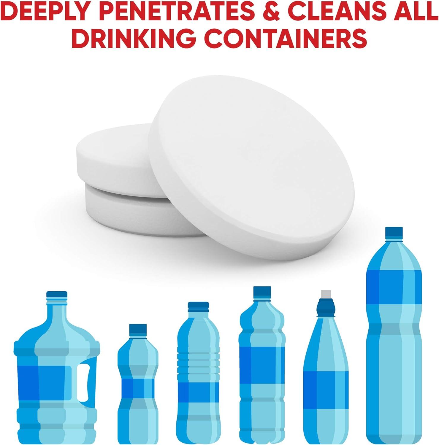 Tumbler Water Bottle Cleaning Tablets (30 Tablets) All Natural