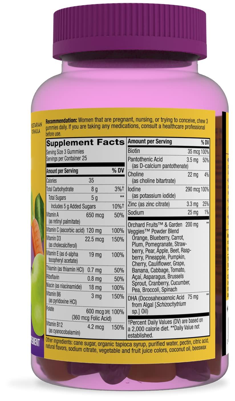 Nature's Way Alive! Prenatal Gummy Vitamins 75 Gummies