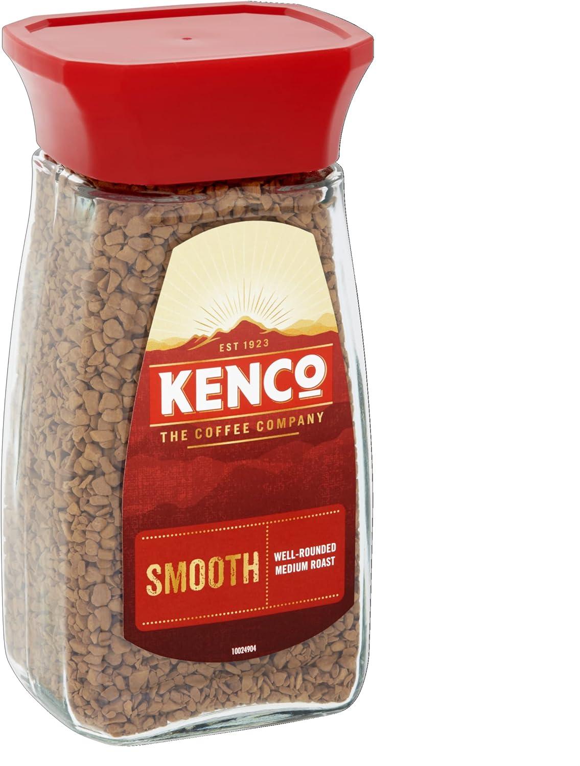 Kenco Smooth Instant Coffee 100g Coffee Favourite 100 g (Pack of 1)