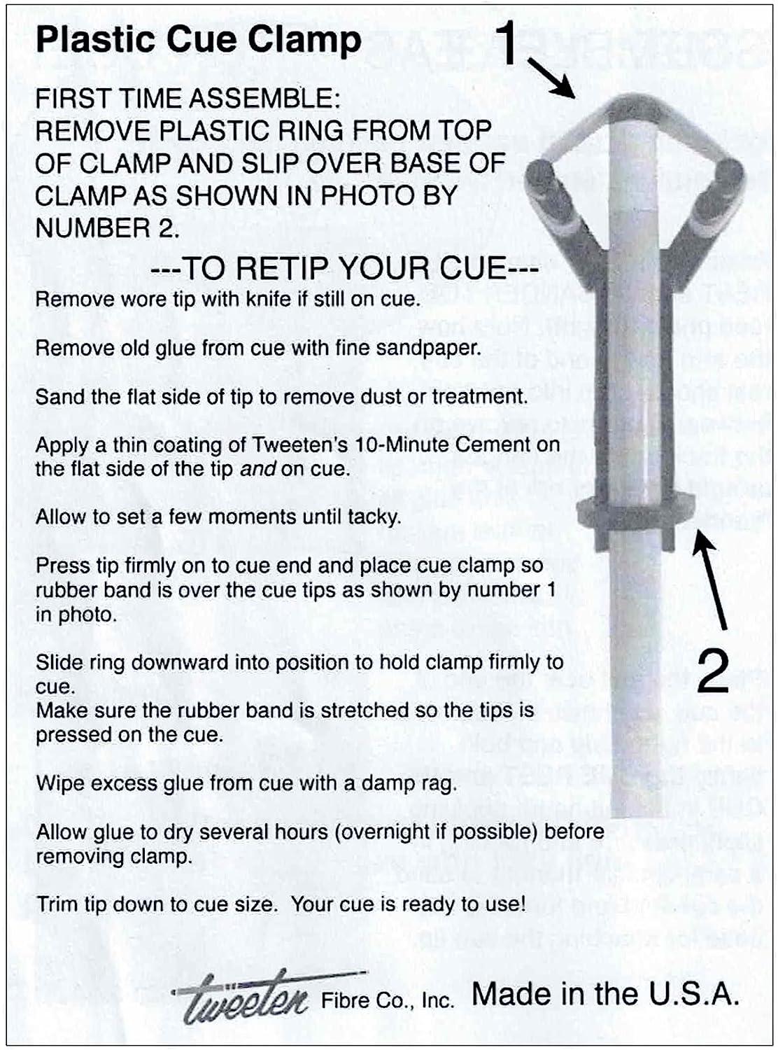Tweeten Billiard Pool Cue Repair Kit Premium Quality for Cue Maintenance