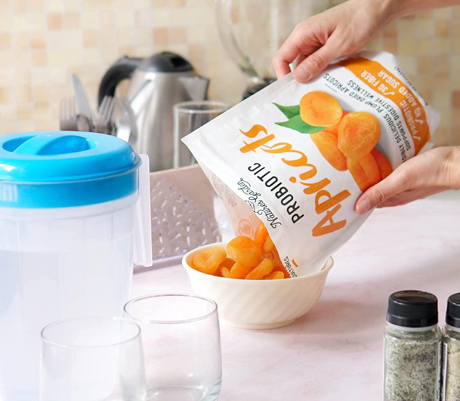 Nature's Garden Probiotic Apricots Probiotic Dried Fruit, Plump Dried