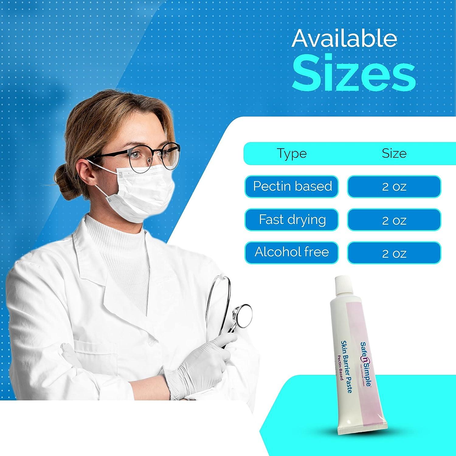 Safe n' Simple Stoma Skin Barrier Paste 2 oz Ostomy Skin Barrier