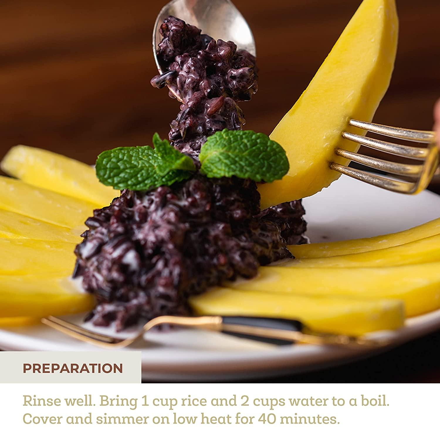 Fresh & Wild Purple Sticky Rice Jasmine Rice Variation from