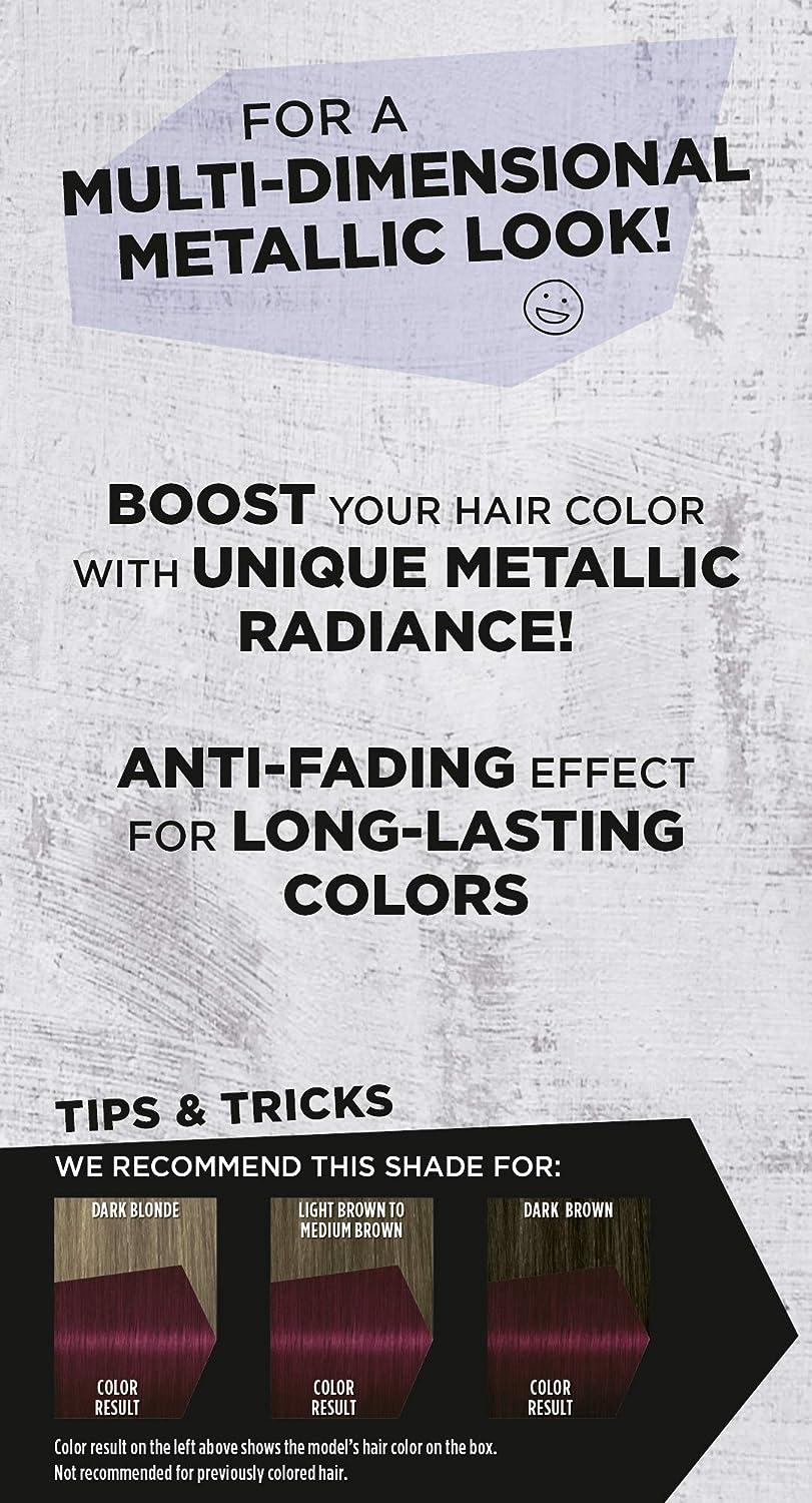 Schwarzkopf Got2b Metallics Permanent Hair Color M68 Dark Ruby