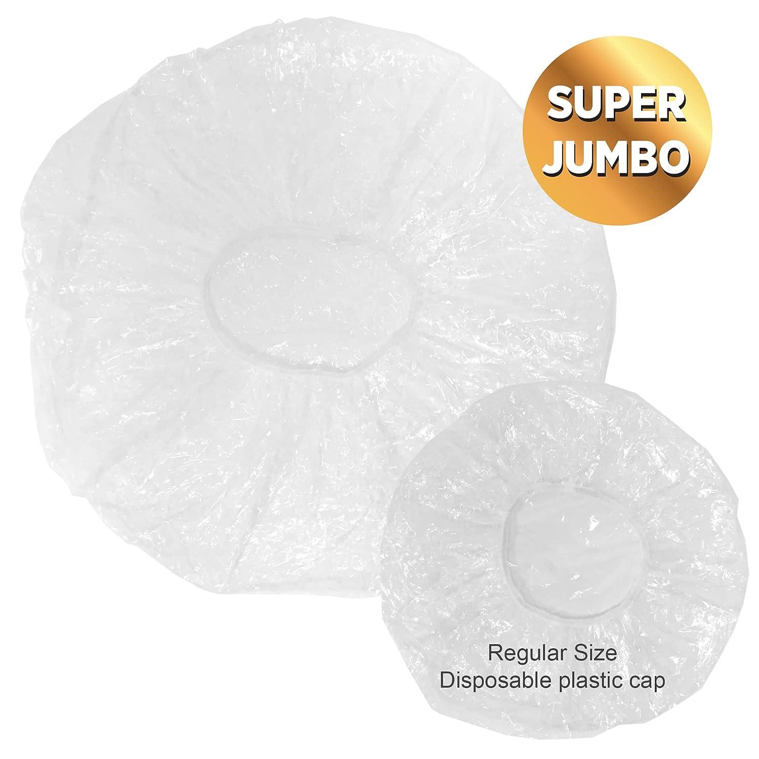 Clear Disposable Plastic Cap - 10 PC Super Jumbo Pack | Buy Now with ...