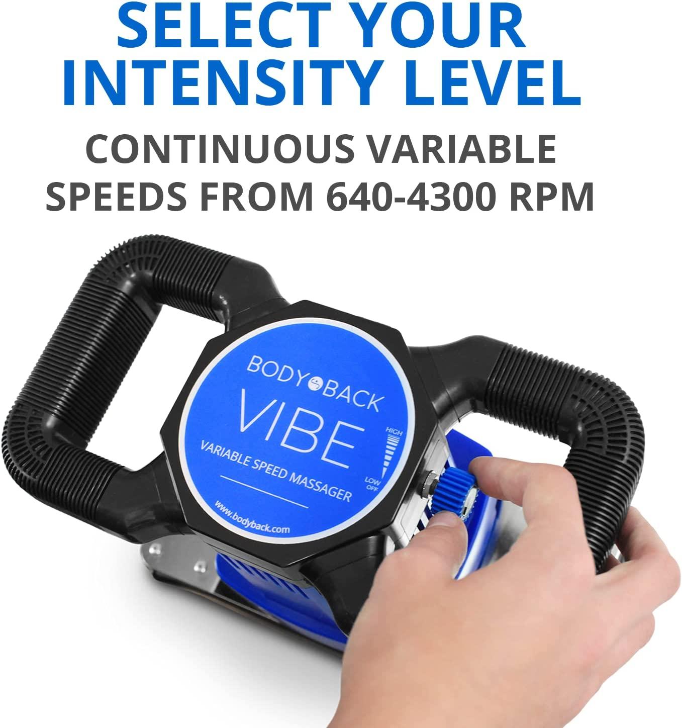 Body Back Vibe 2.0 Variable Speed Handheld Chiropractor Massager