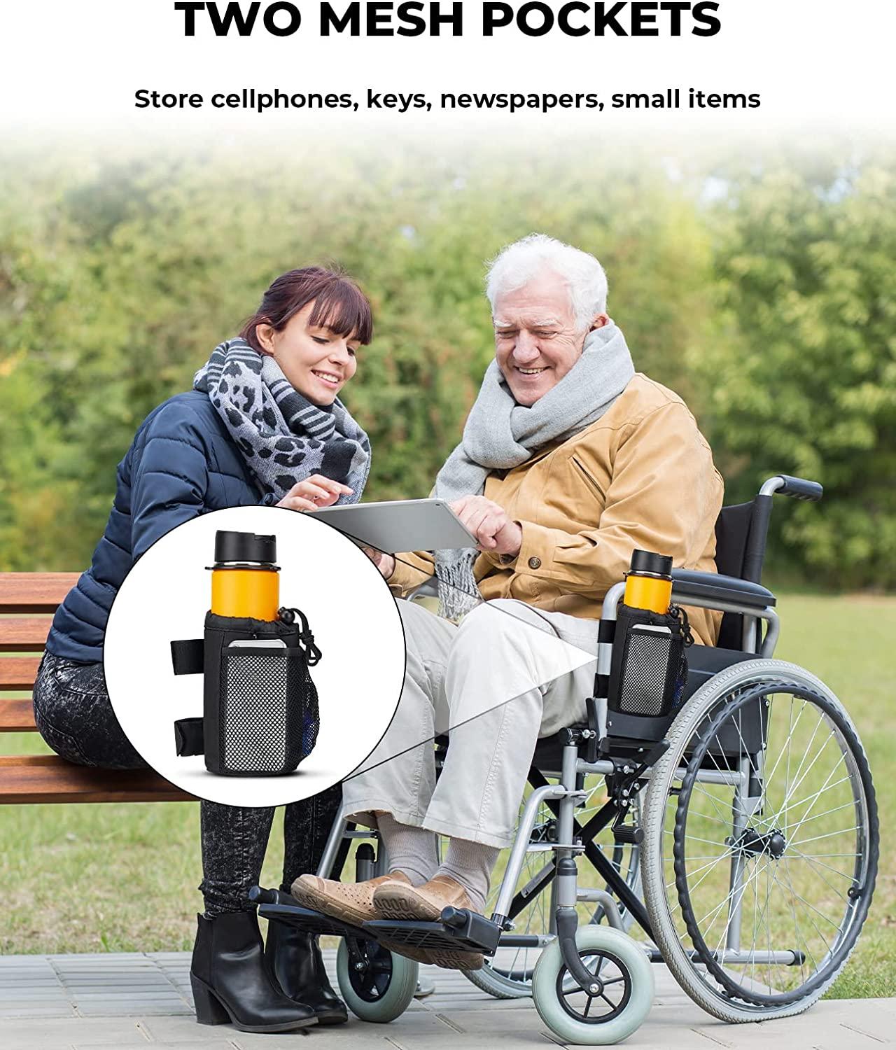 KEMIMOTO Oxford Fabric Water Cup Holder Collapsible & Adjustable