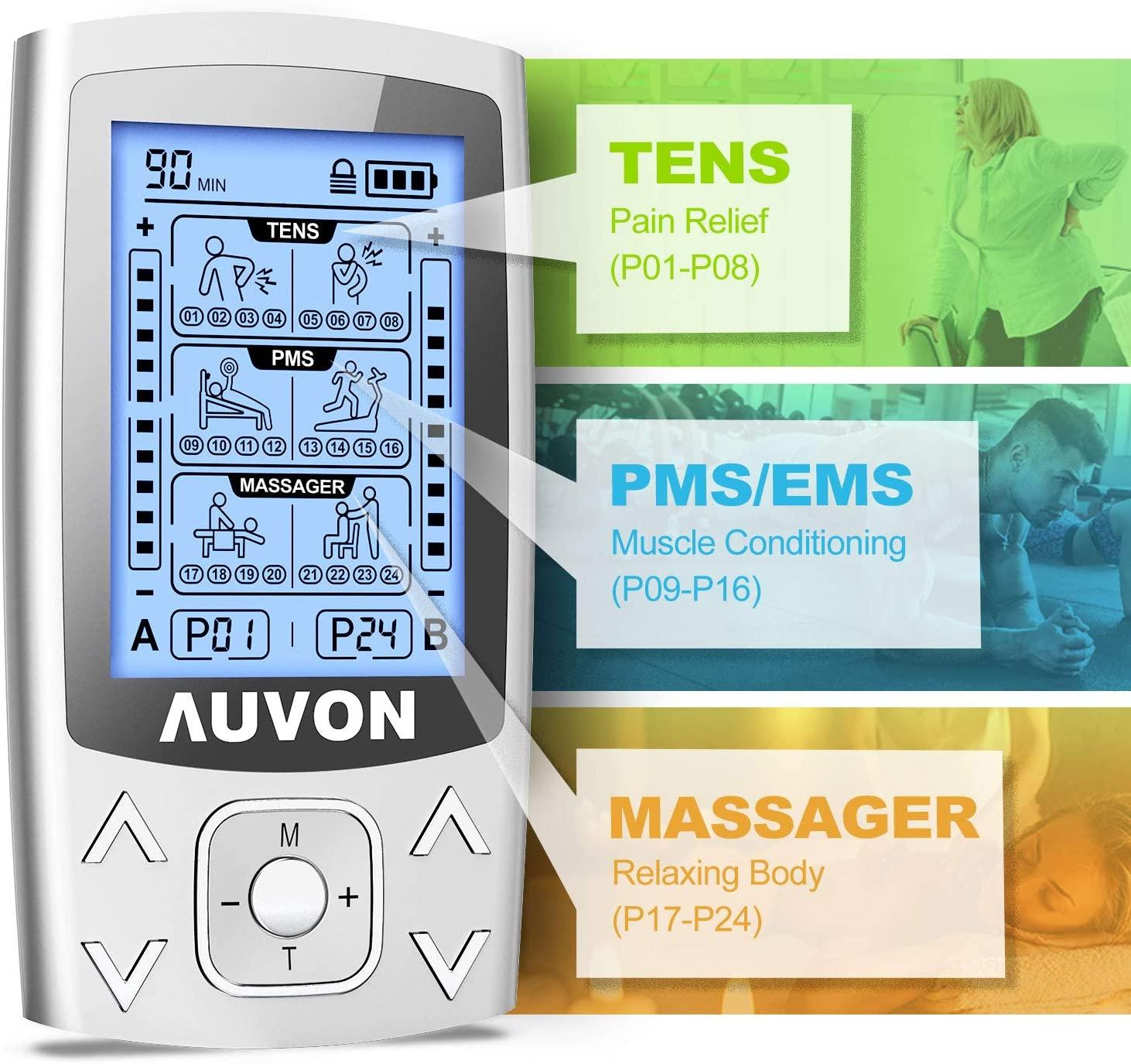Auvon tens and muscle stimulator machine clearance