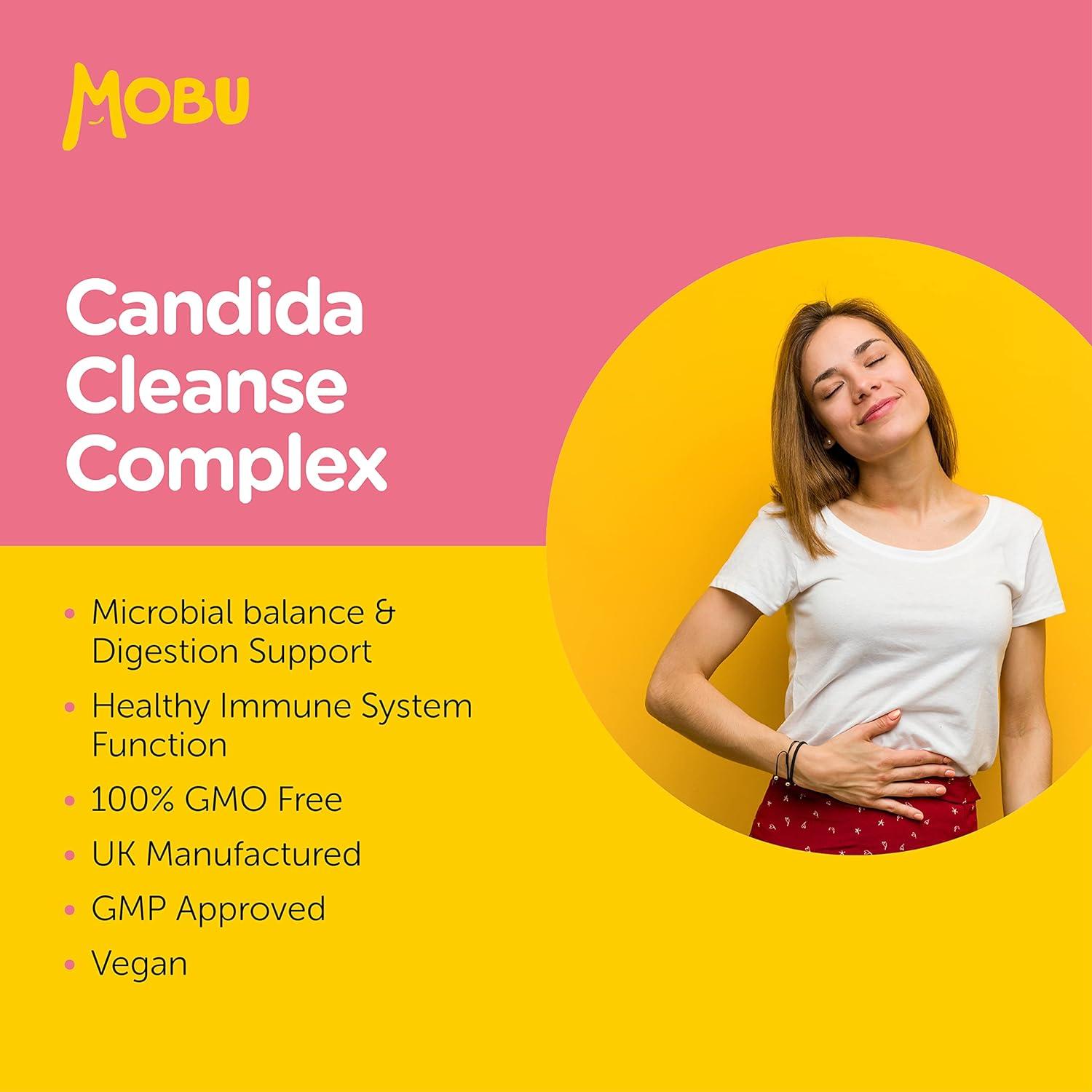 Candida Complex 60 Capsules Thrush Treatment for Men and Women Caprylic Acid Oregano