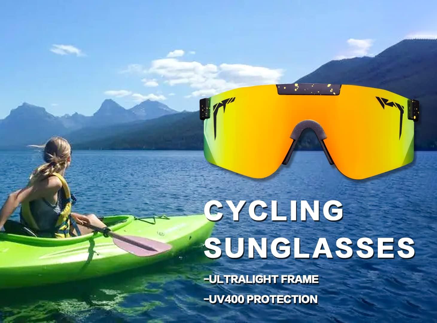 CTOSTM Polarized Cycling Sunglasses for Men Women, UV400 Sports