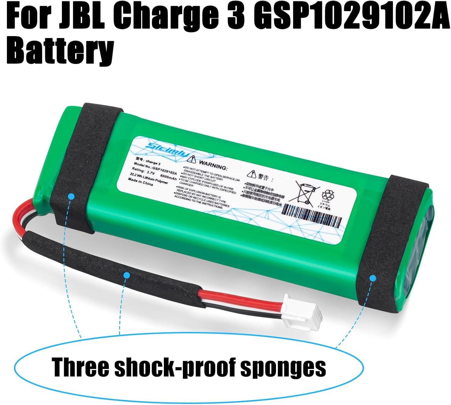 Batteria compatibile con JBL Charge 3 spina ai polimeri di litio