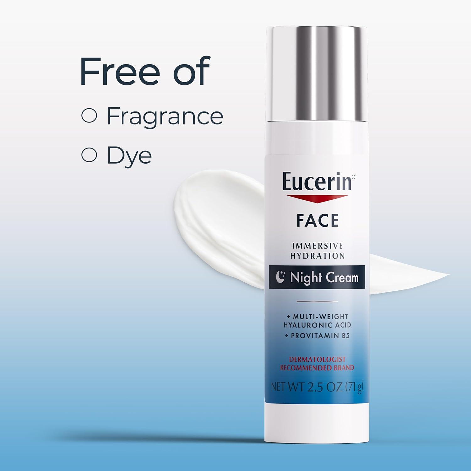 Eucerin Face Immersive Hydration Night Cream Hyaluronic Acid