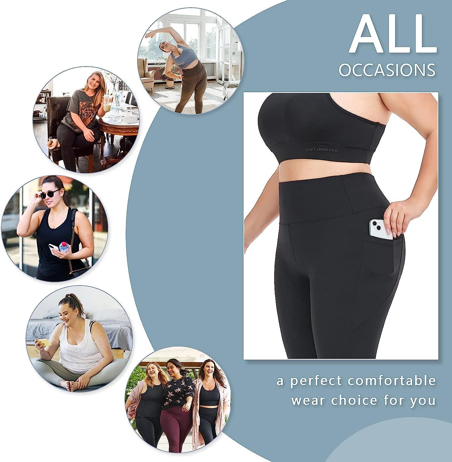 MODSGUE Thermoleggings da donna spessi leggings termici per controllo della pancia, calze di