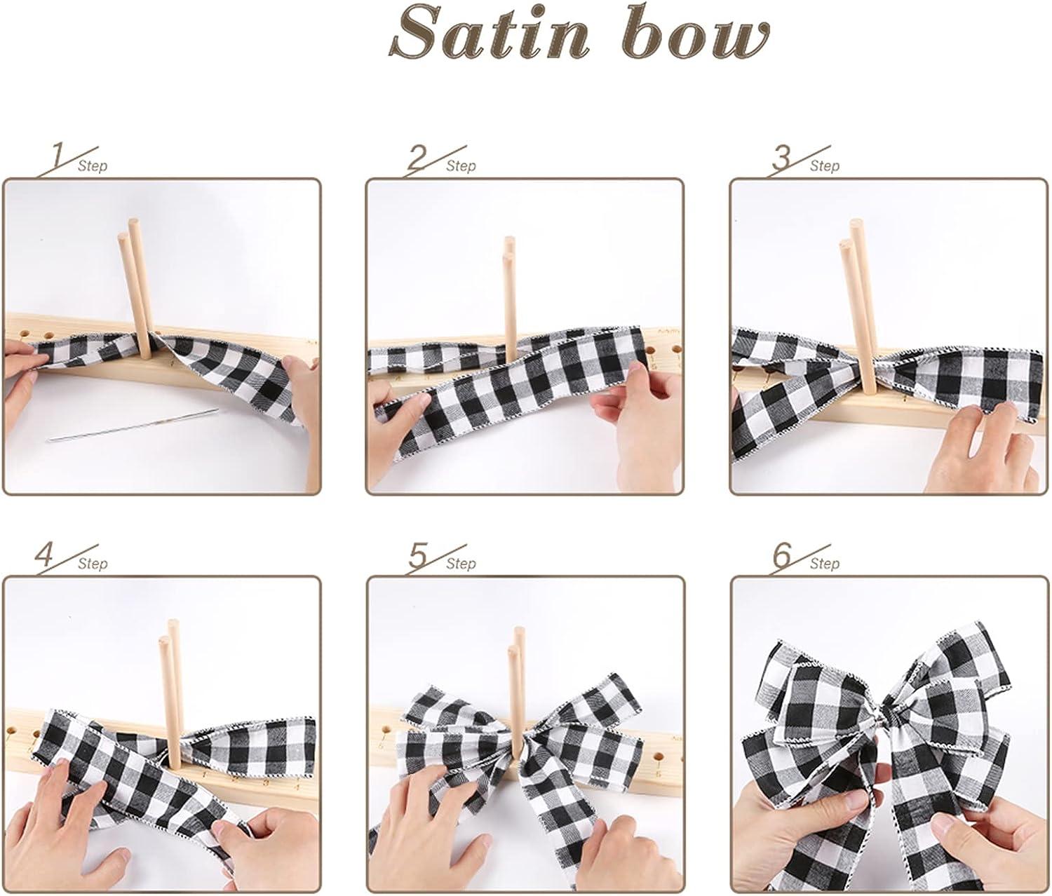 Bow Maker for Ribbon, Nice Bow Making Tool, DIY Wreath Bow Maker Tool for  Creating Gift Bows, Various Crafts, Party Decorations, Hair Bows, Corsages,  Holiday Wreaths : : Home