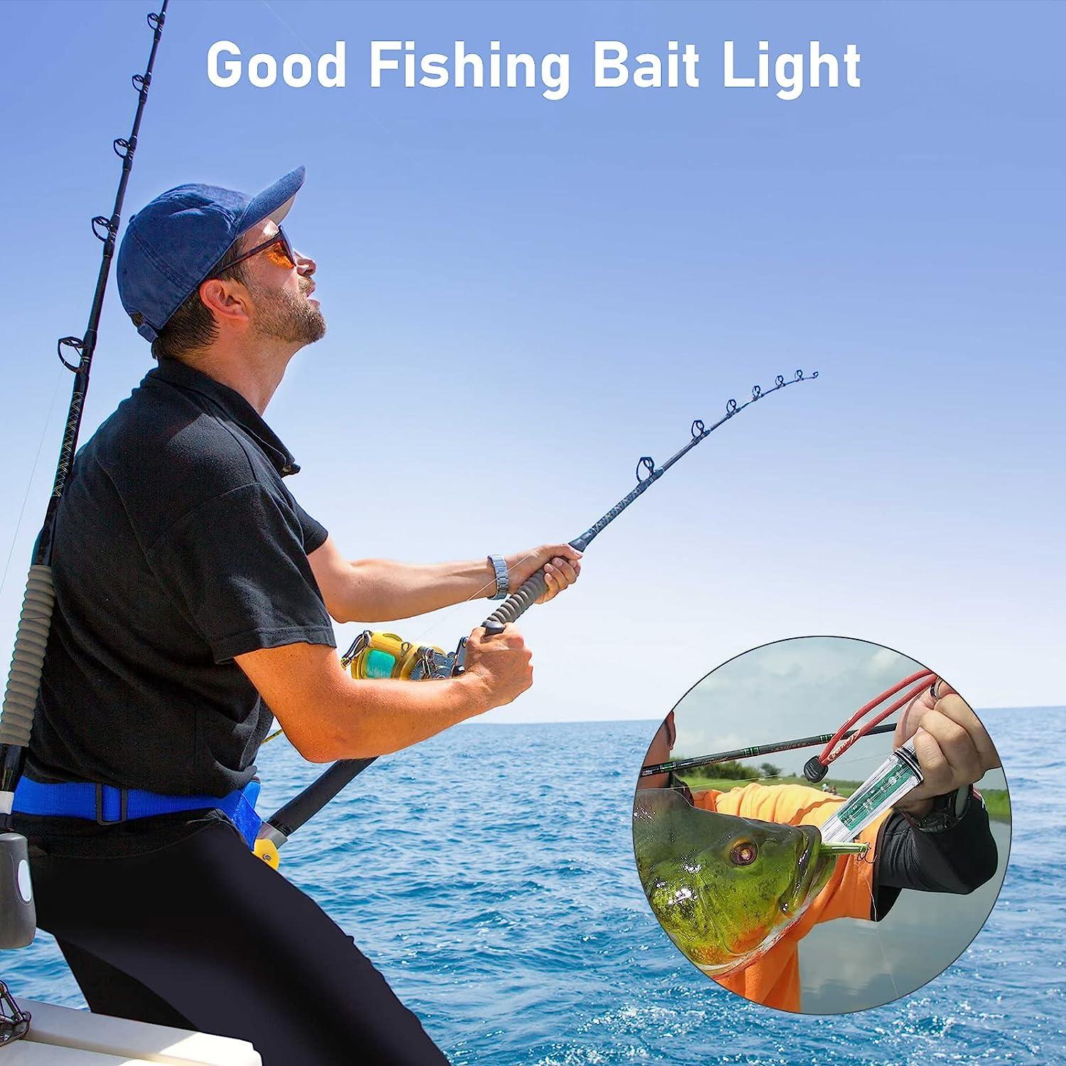 6 PCS Deep Drop LED Light, Underwater LED Green Fishing Light