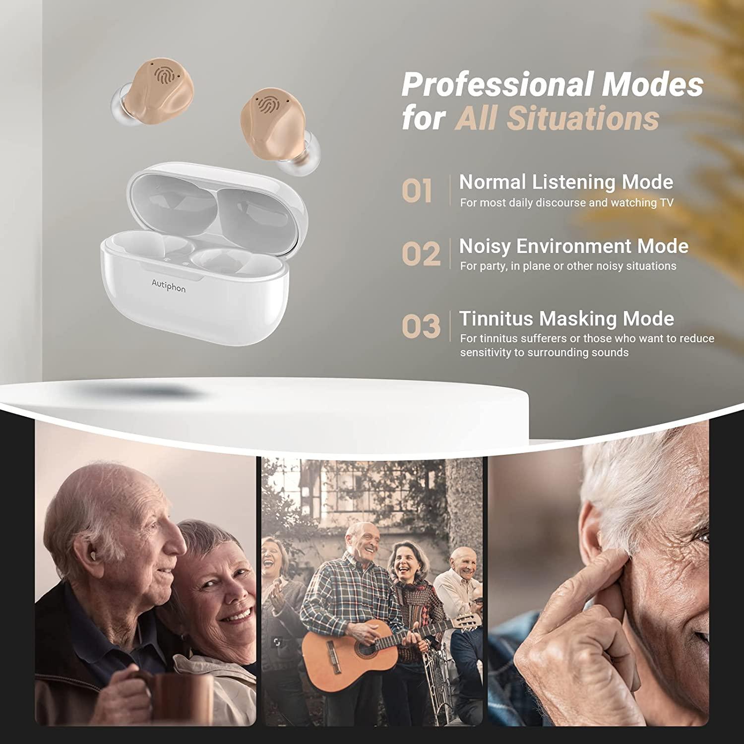 Autiphon AT216 Pro Rechargeable Hearing Aids for Seniors & Adults 16